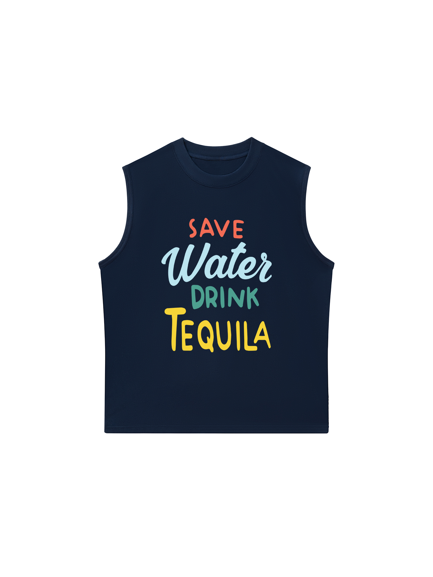 Áo Ba Lỗ Relaxed Fit Save Water Drink Tequila