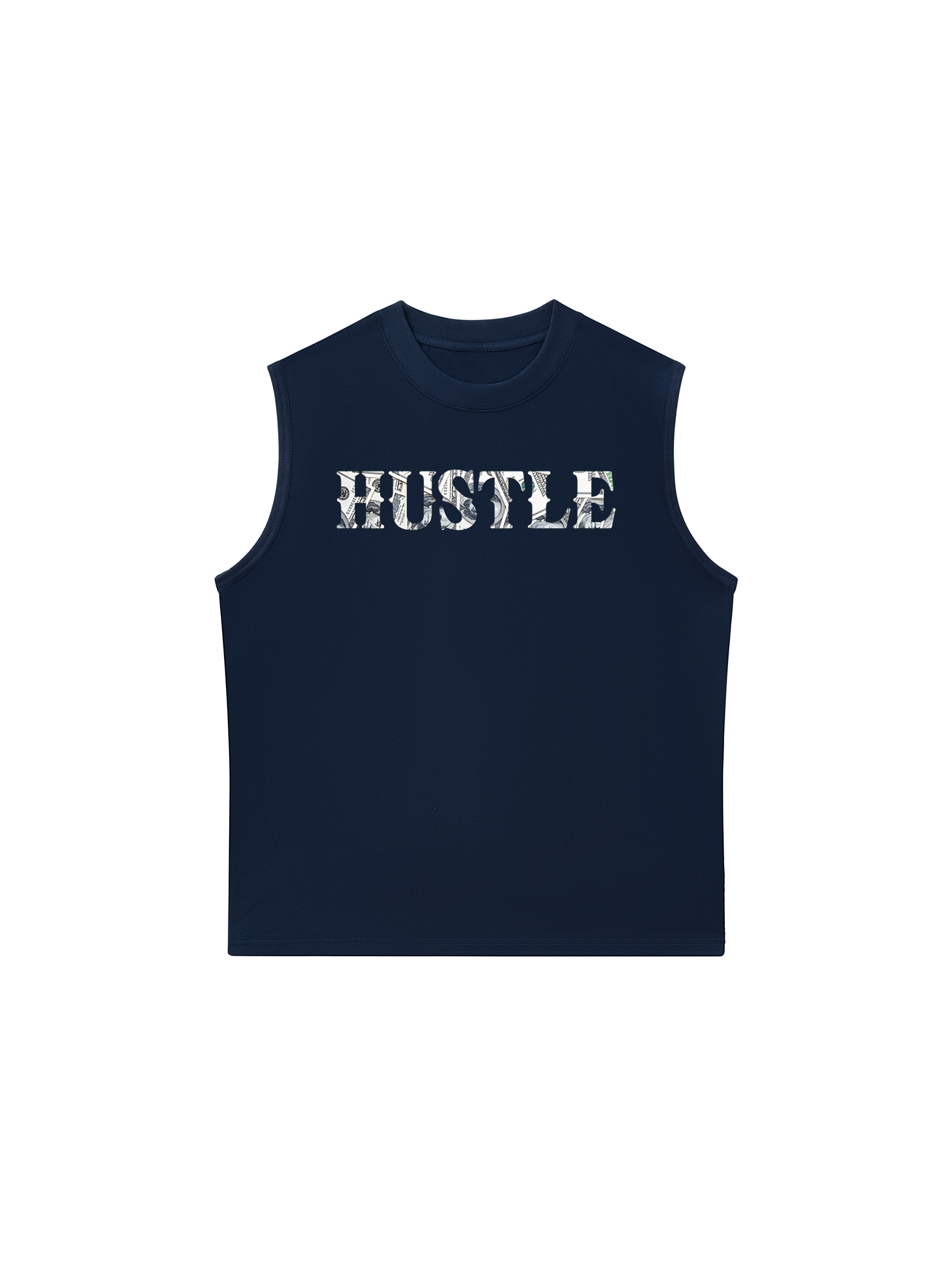 Áo Ba Lỗ Relaxed Fit Money Background Hustle