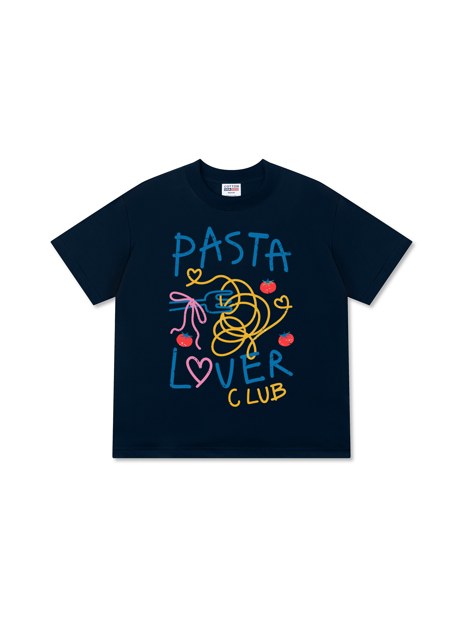Áo Thun Relaxed Fit Yummy Mood Pasta Lover Club