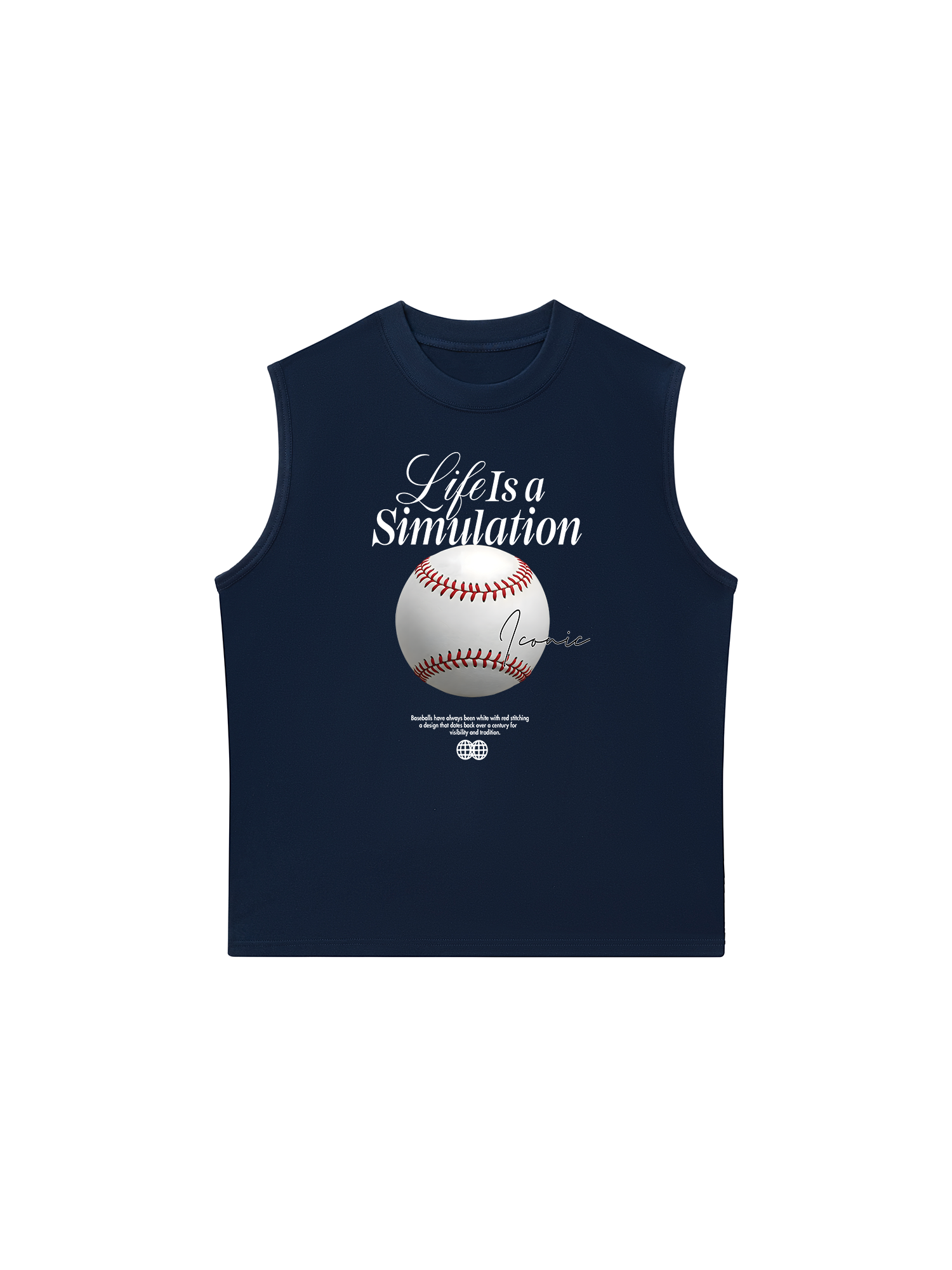 Áo Ba Lỗ Relaxed Fit Baseball Simulation