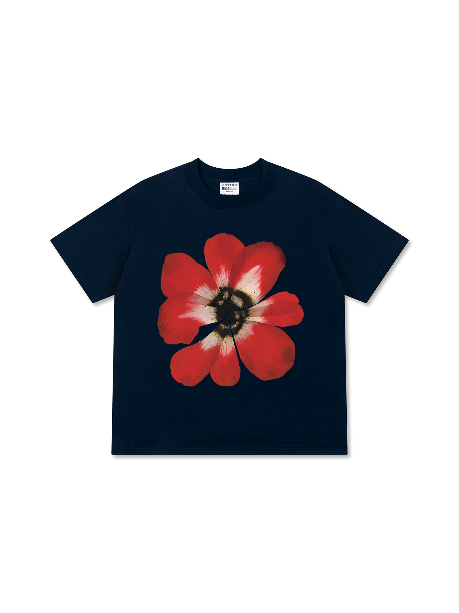 Áo Thun Relaxed Fit Floral Red Flower