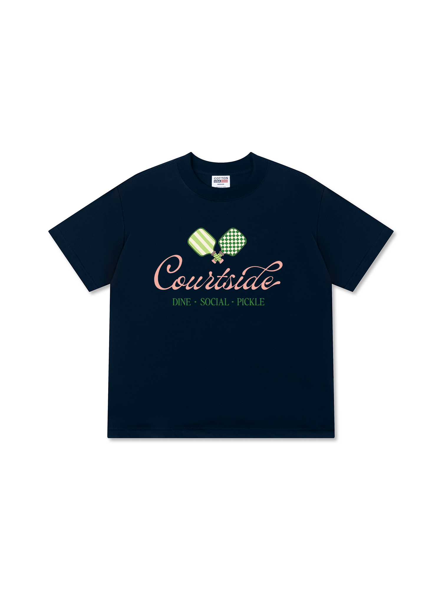 Áo Thun Relaxed Fit Pickleball Courtside Dine Social Pickle