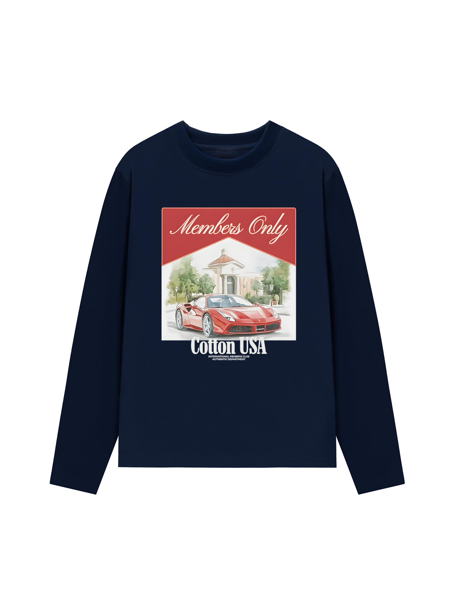 Áo Thun Dài Tay Ferrari Members Only