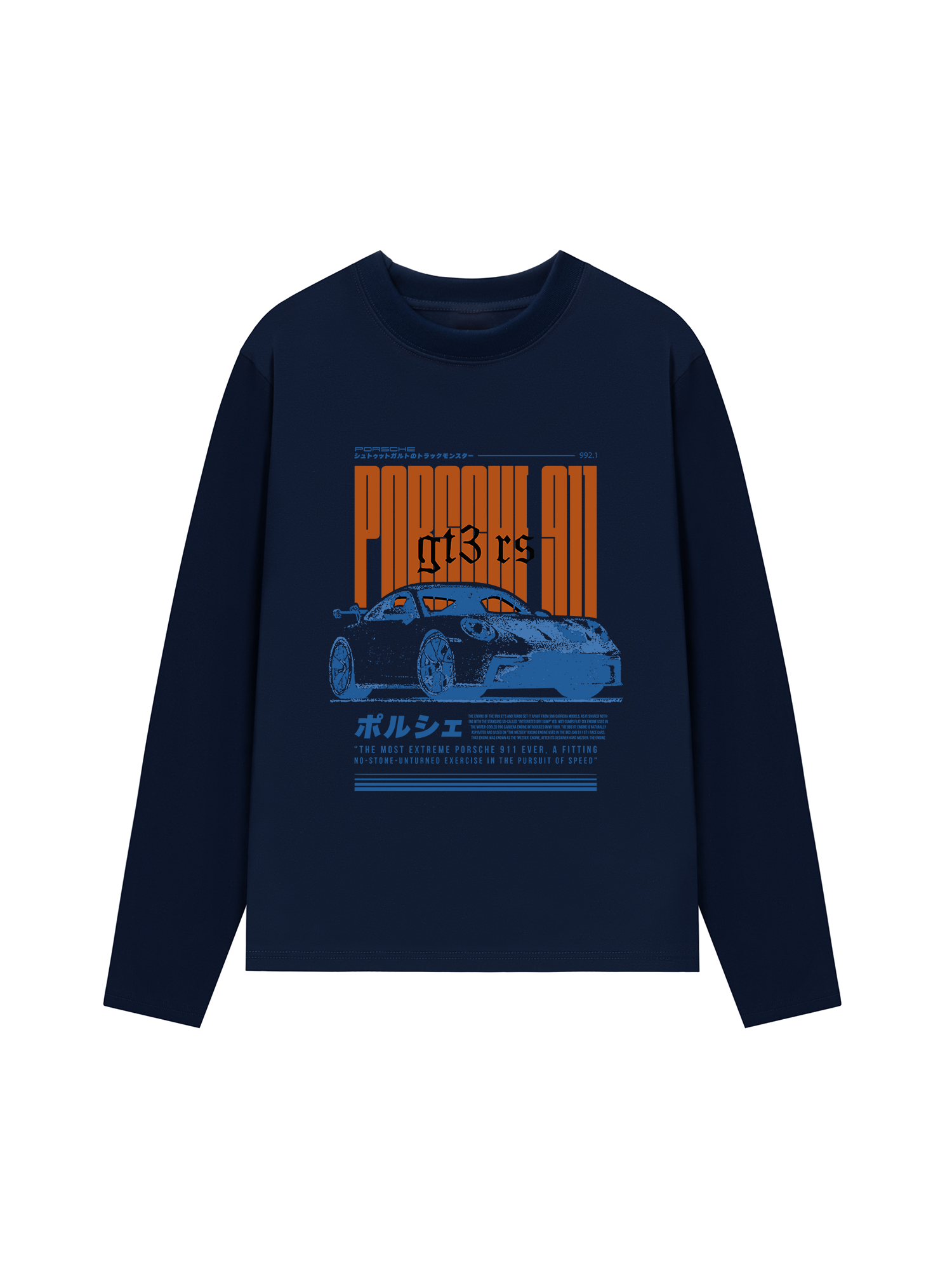 Áo Thun Dài Tay Porsche Japan Vintage GT3 RS