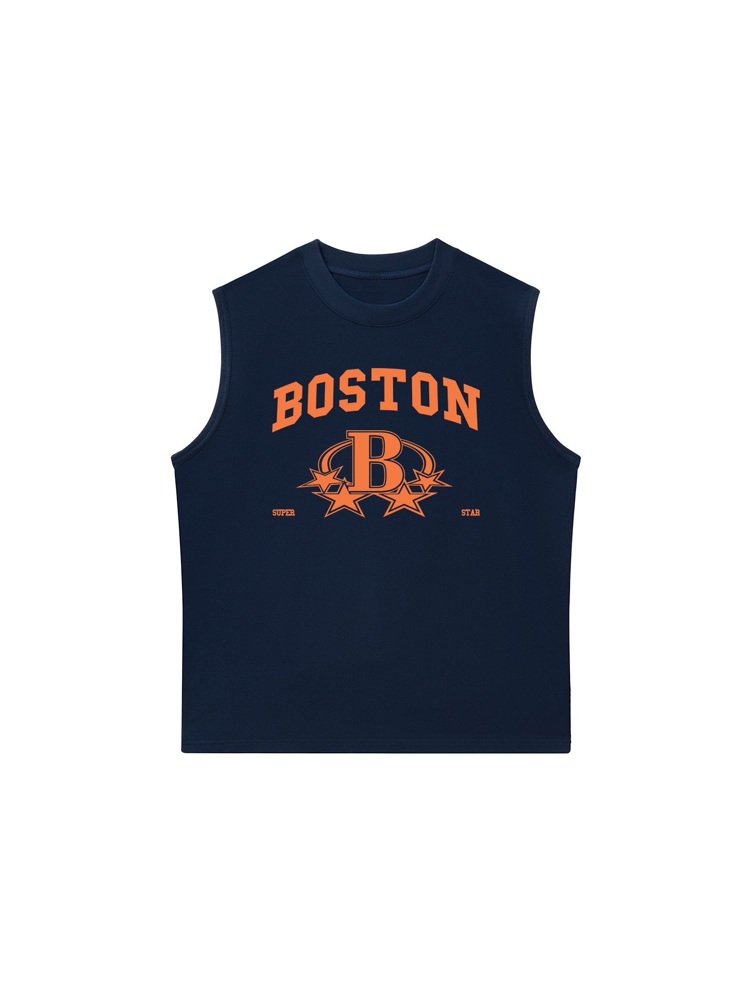 Áo Ba Lỗ Relaxed Fit USA Boston Super Star