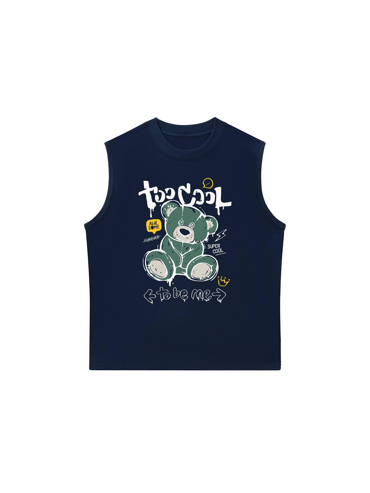 Áo Ba Lỗ Relaxed Fit Too Cool To Be Me