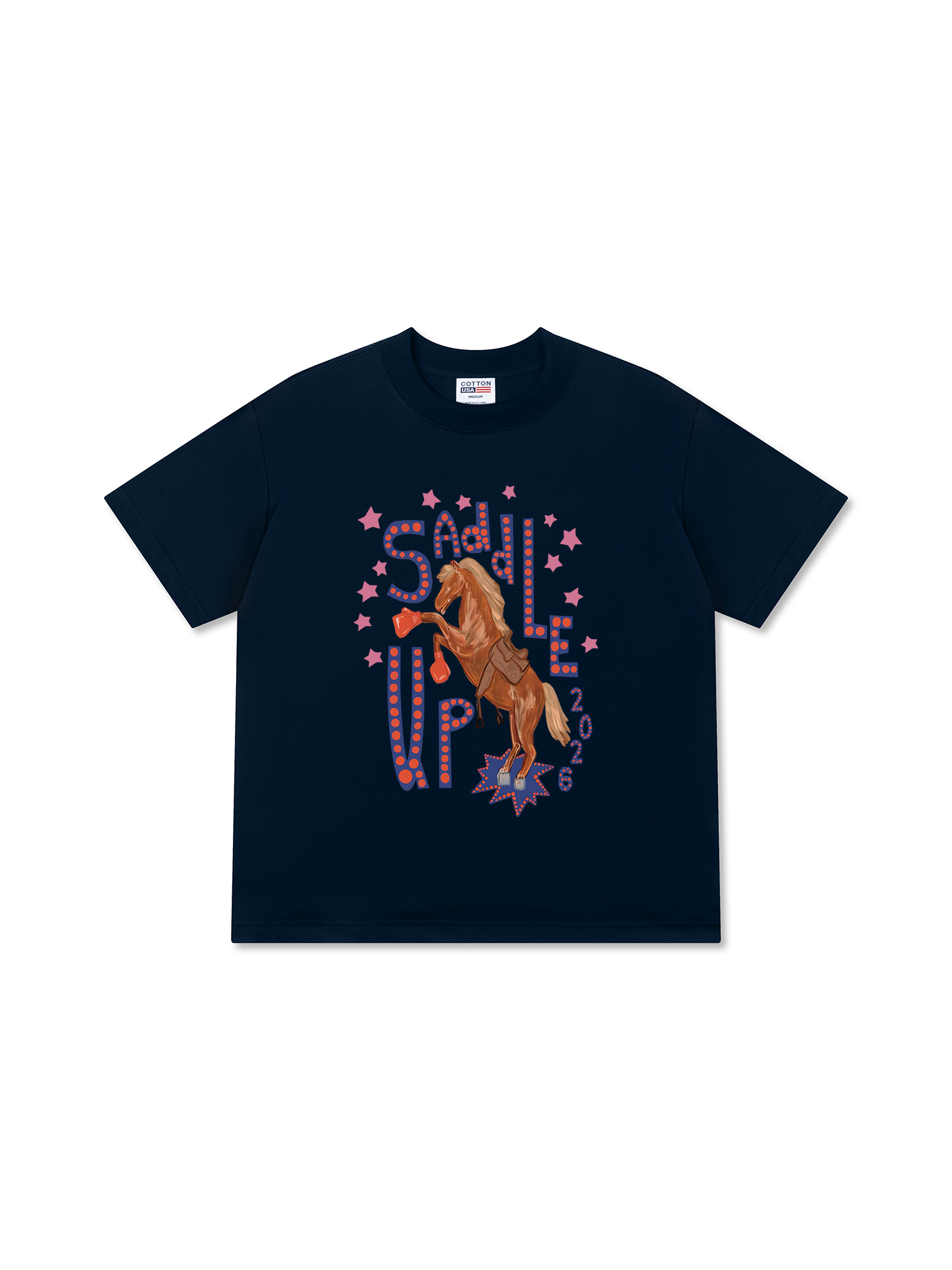 Áo Thun Relaxed Fit 2026 - Saddle Up
