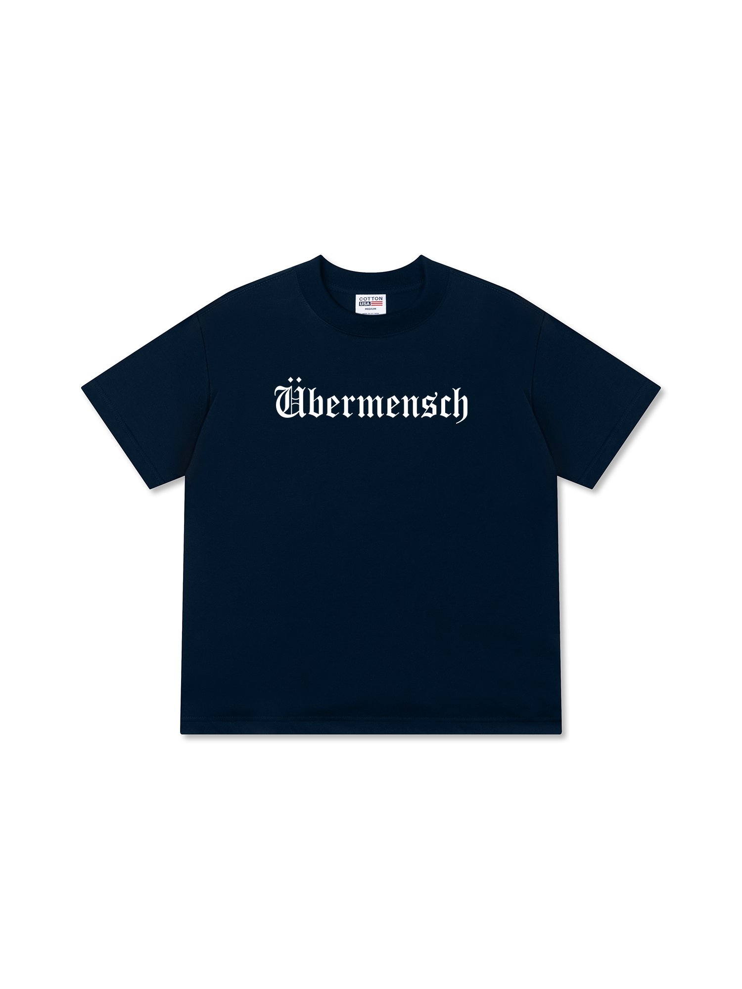 Áo Thun Relaxed Fit Idols Ubermensch Black And White