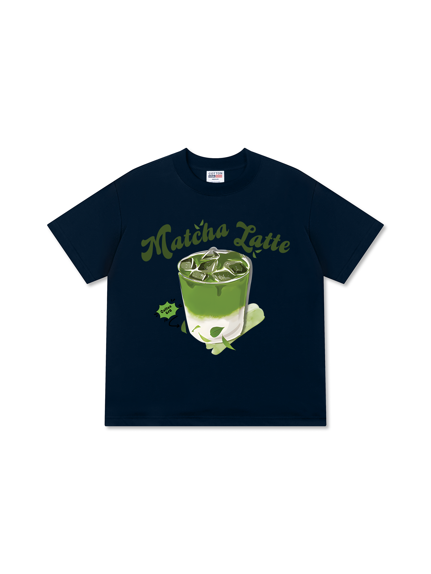 Áo Thun Relaxed Fit Tropical Matcha