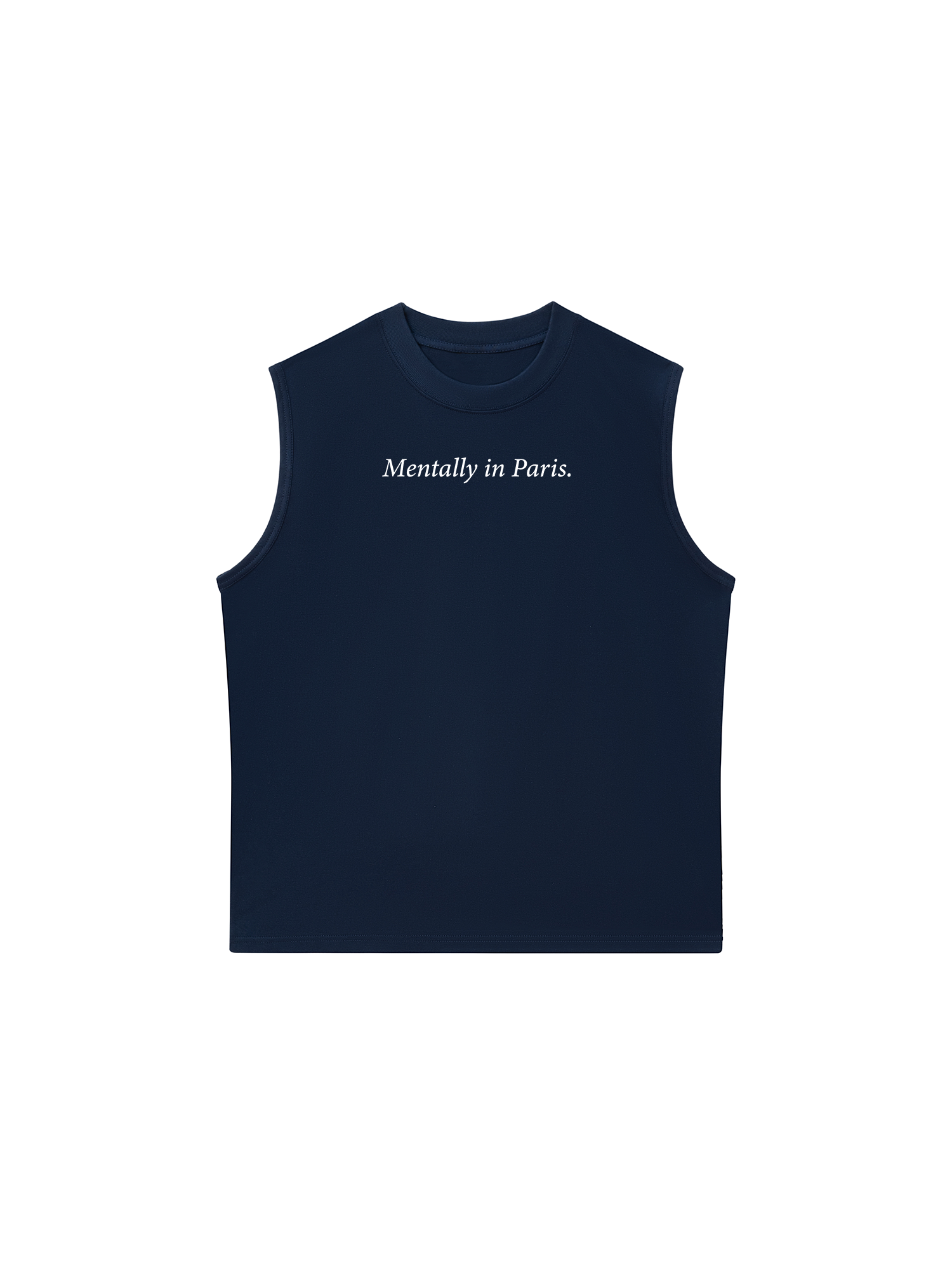 Áo Ba Lỗ Relaxed Fit Mentally In Paris