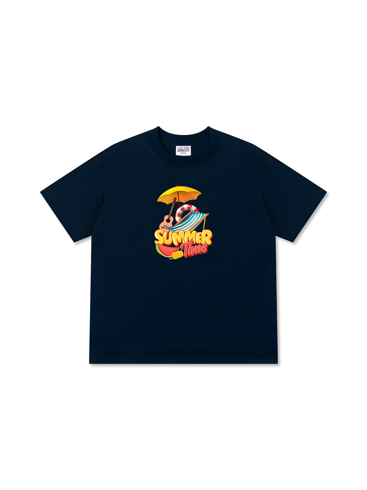 Áo Thun Relaxed Fit Tropical Summer Time