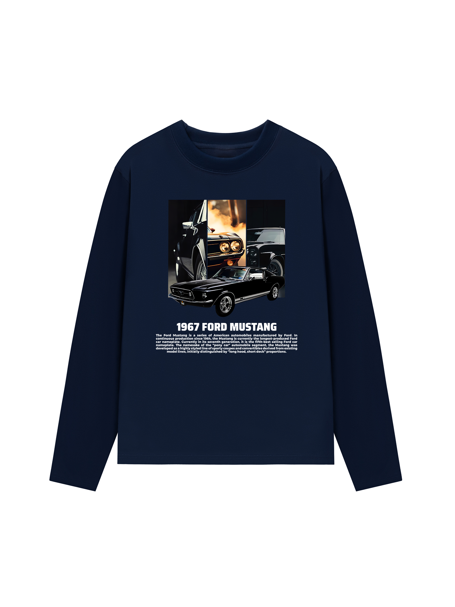 Áo Thun Dài Tay Ford Mustang 1967