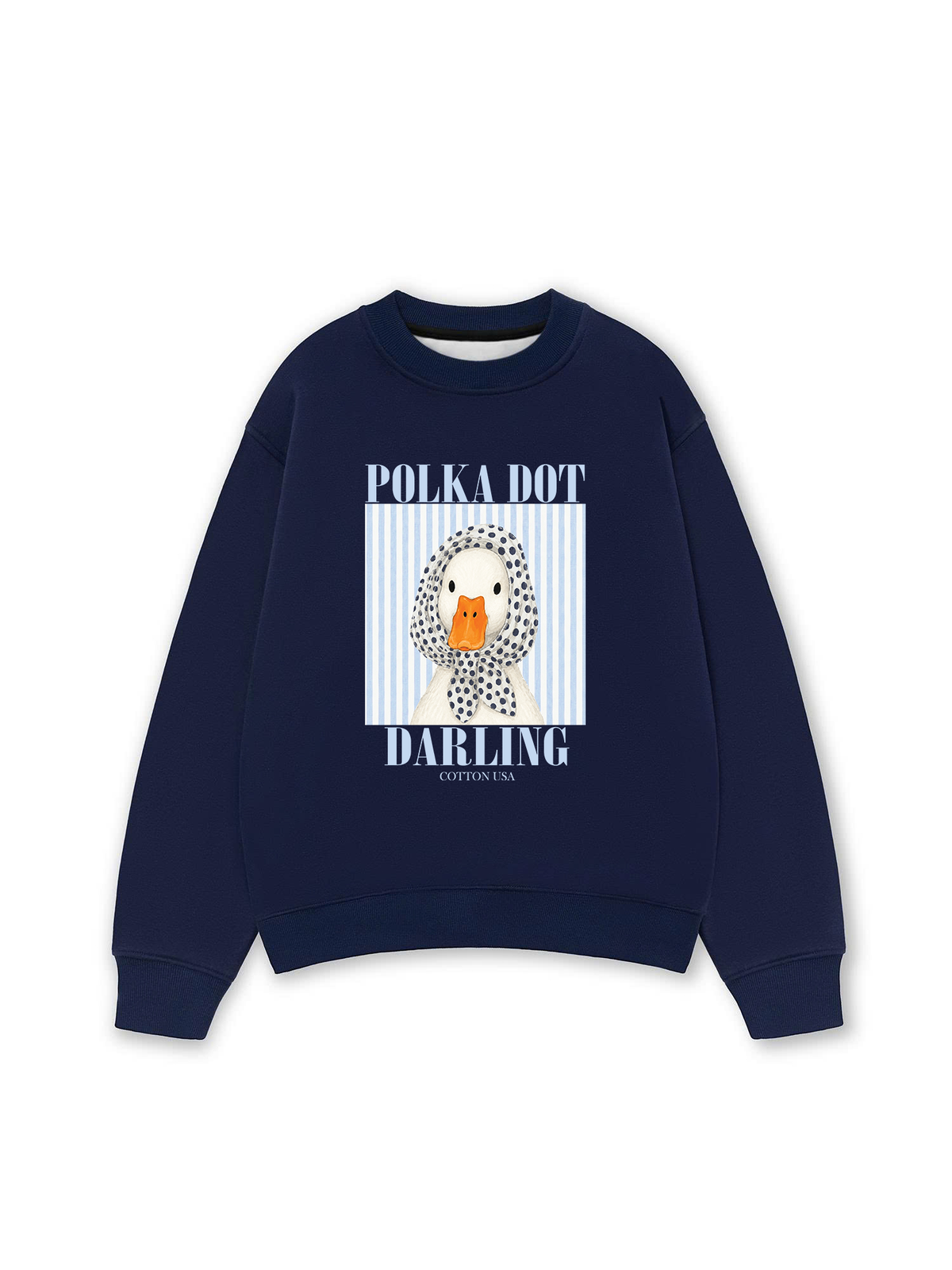 Áo Sweater Nỉ Hai Da Farm Polka Dot Darling