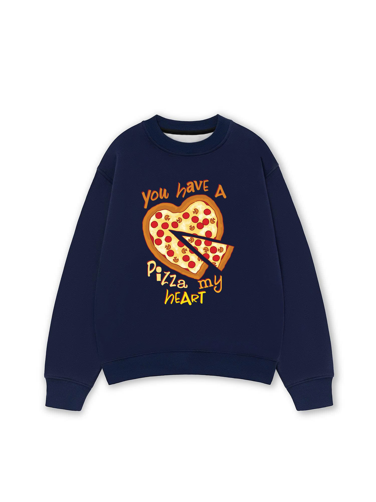 Áo Sweater Nỉ Hai Da Yumy Mood You Have A Pizza