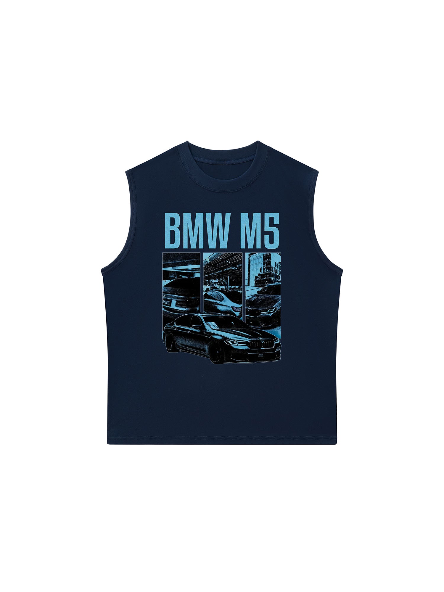 Áo Ba Lỗ Relaxed Fit BMW M5 Dark Blue