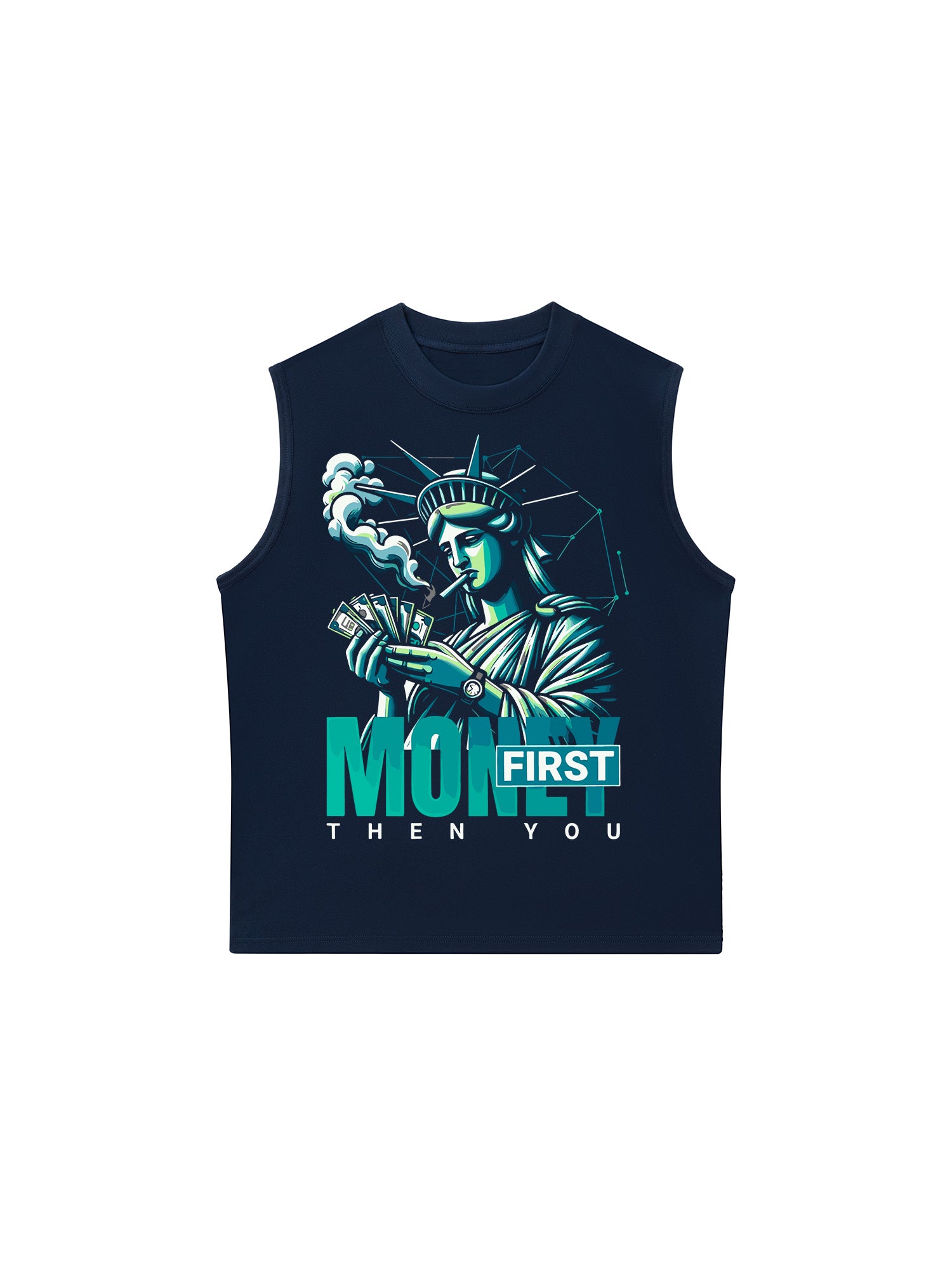 Áo Ba Lỗ Relaxed Fit Money First Then You