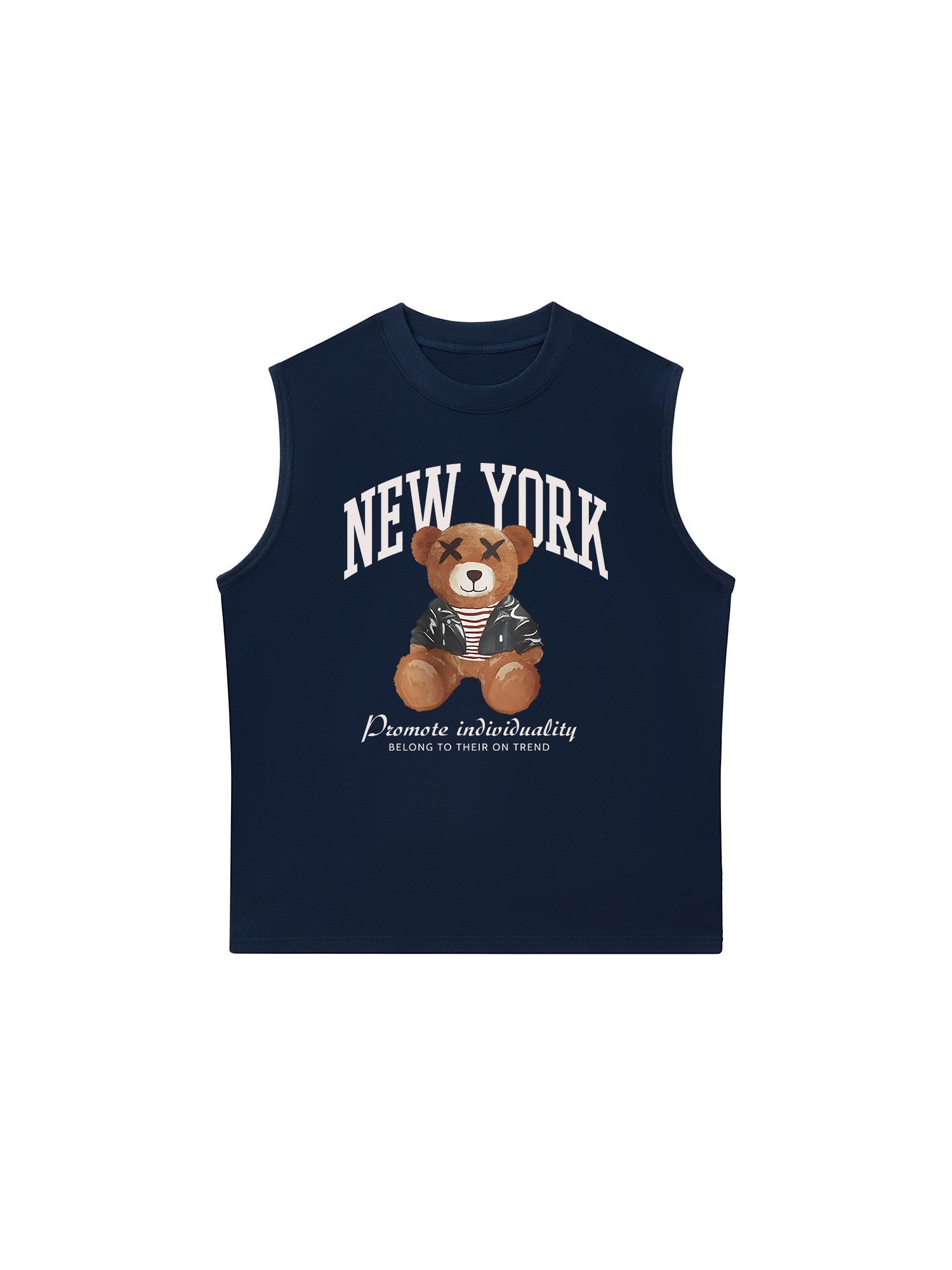 Áo Ba Lỗ Relaxed Fit New York Teddy