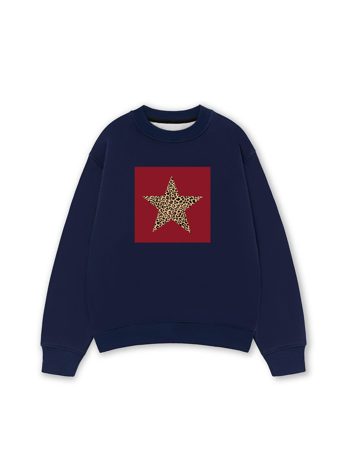 Áo Sweater Nỉ Hai Da Urban Leopard Star