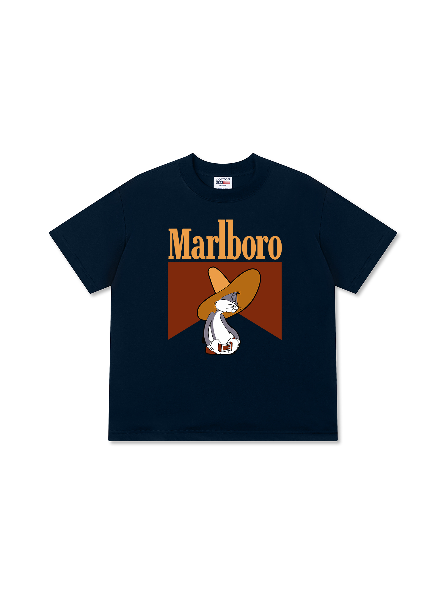 Áo Thun Relaxed Fit Marlboro Bug Bunny Cowboy