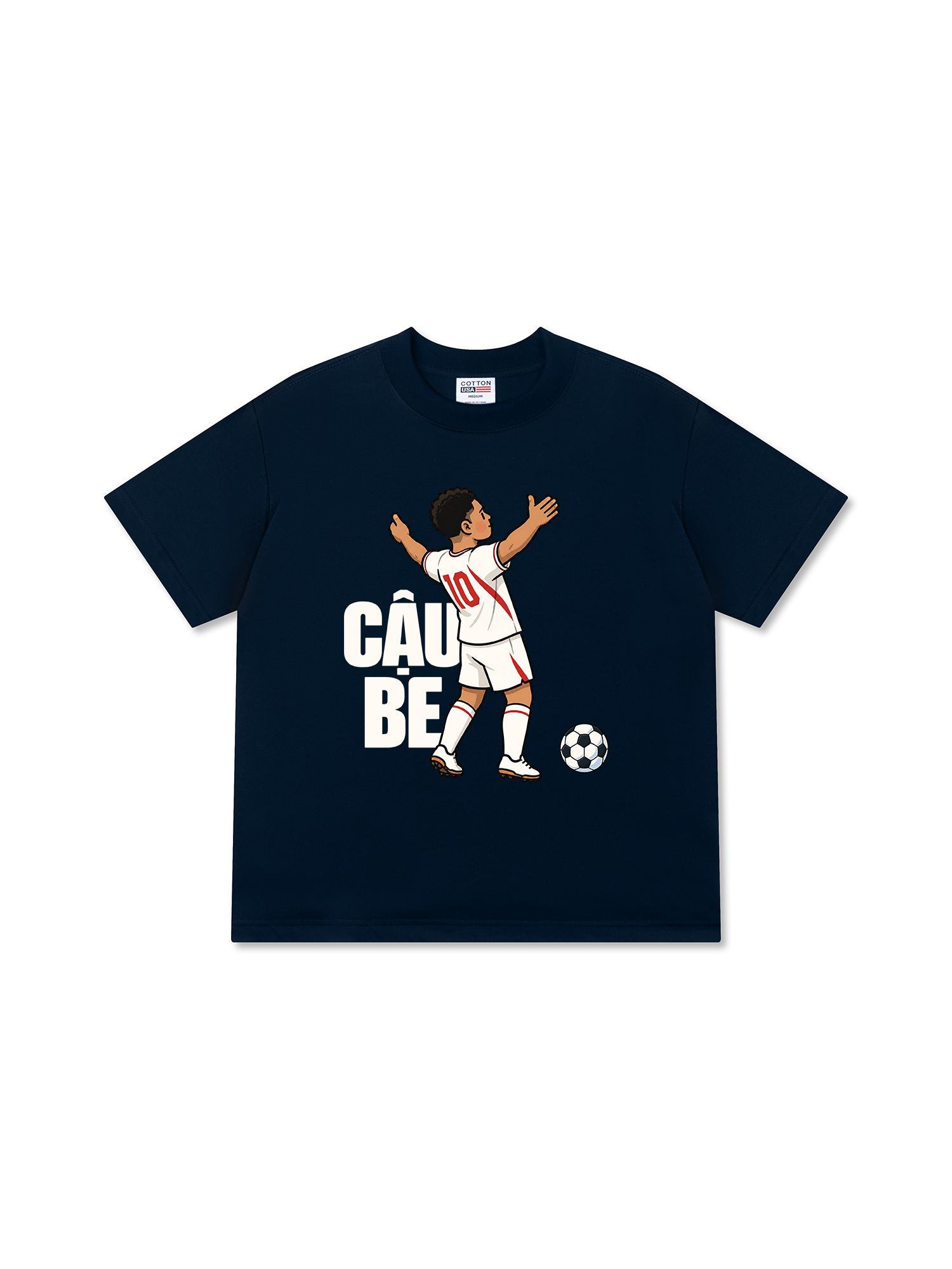 Áo Thun Relaxed Fit Soccer Cậu Be