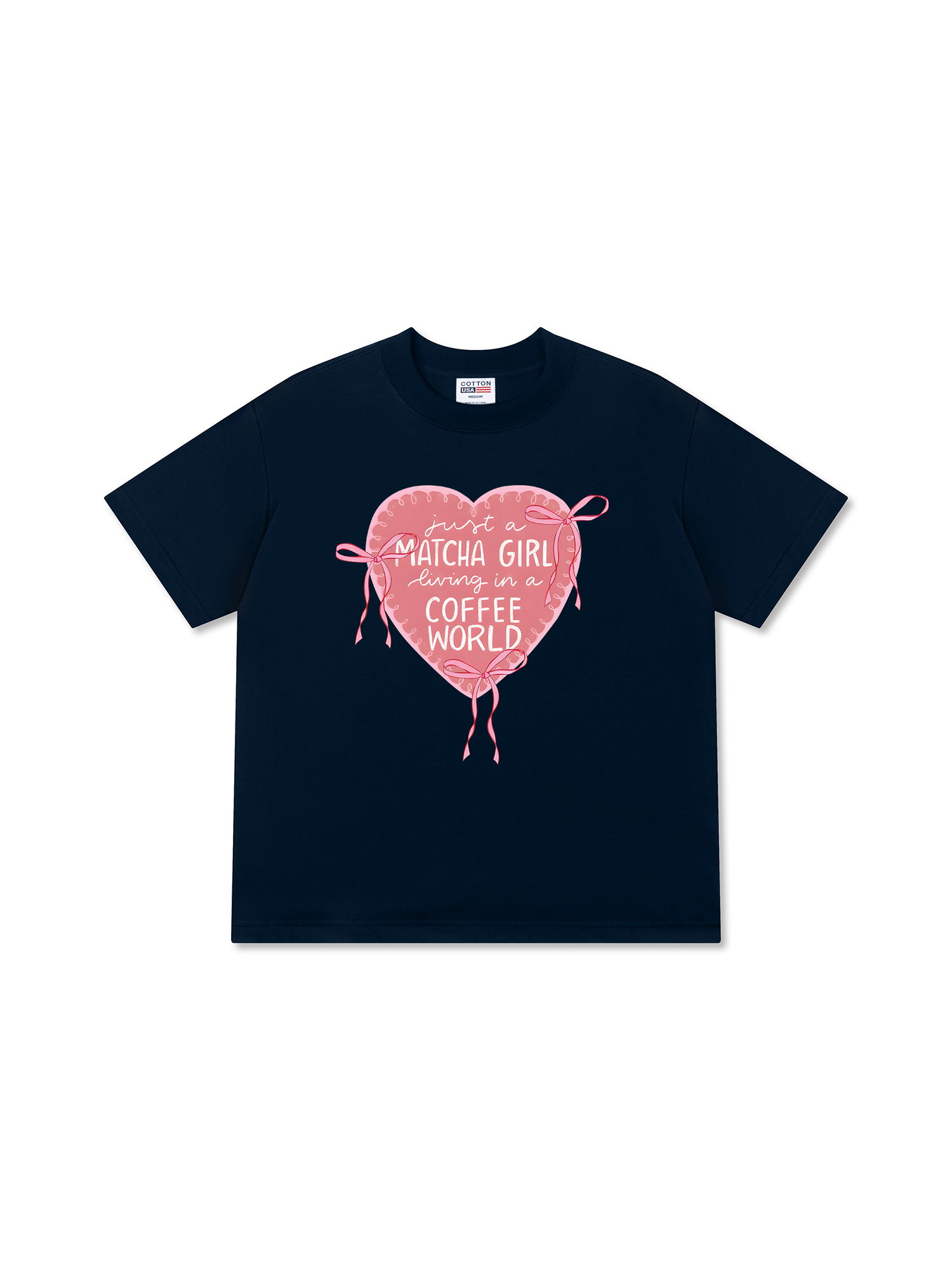 Áo Thun Relaxed Fit Daily Cup Just A Matcha Girl