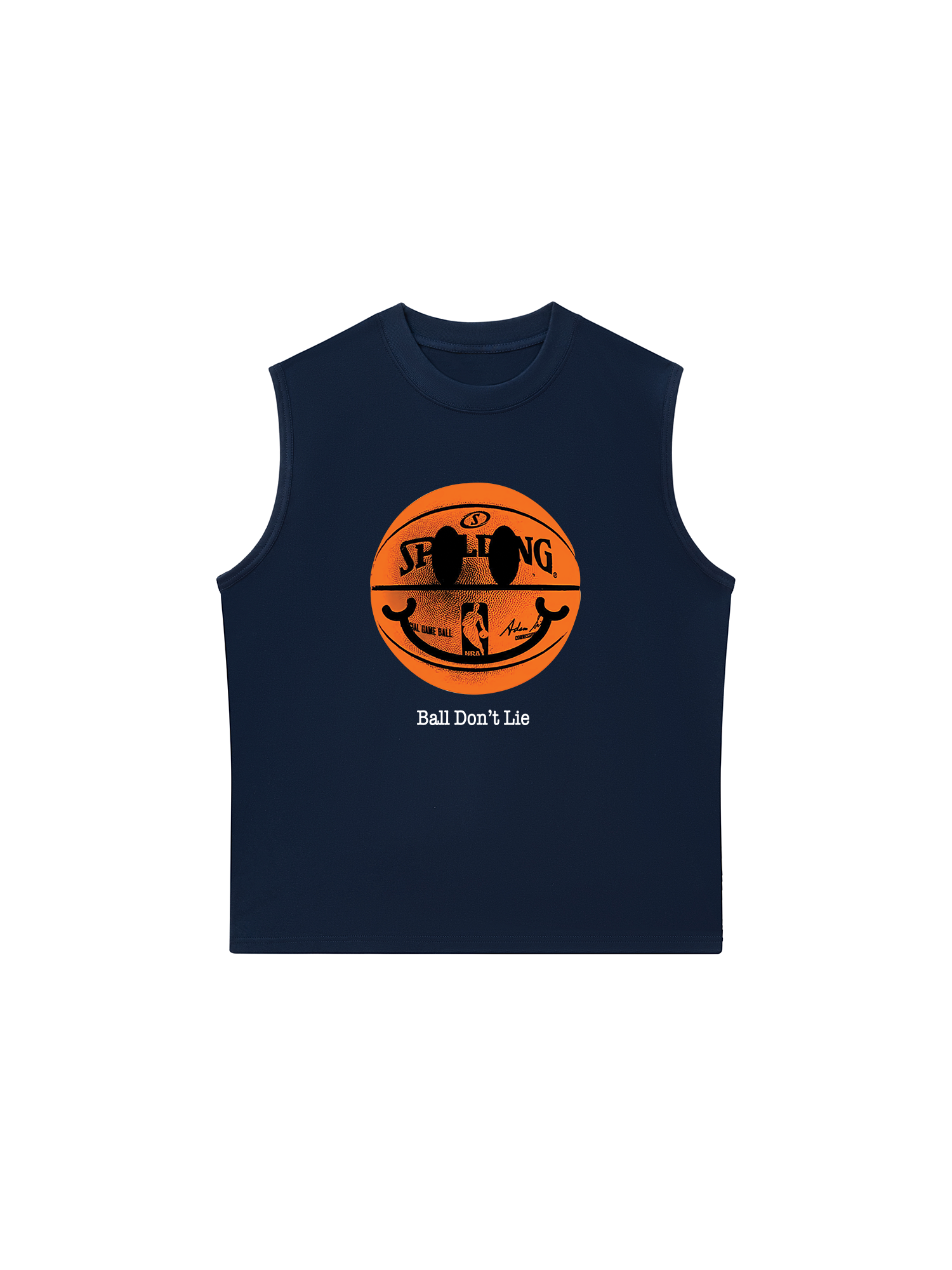 Áo Ba Lỗ Relaxed Fit Basketball Smiley Ball