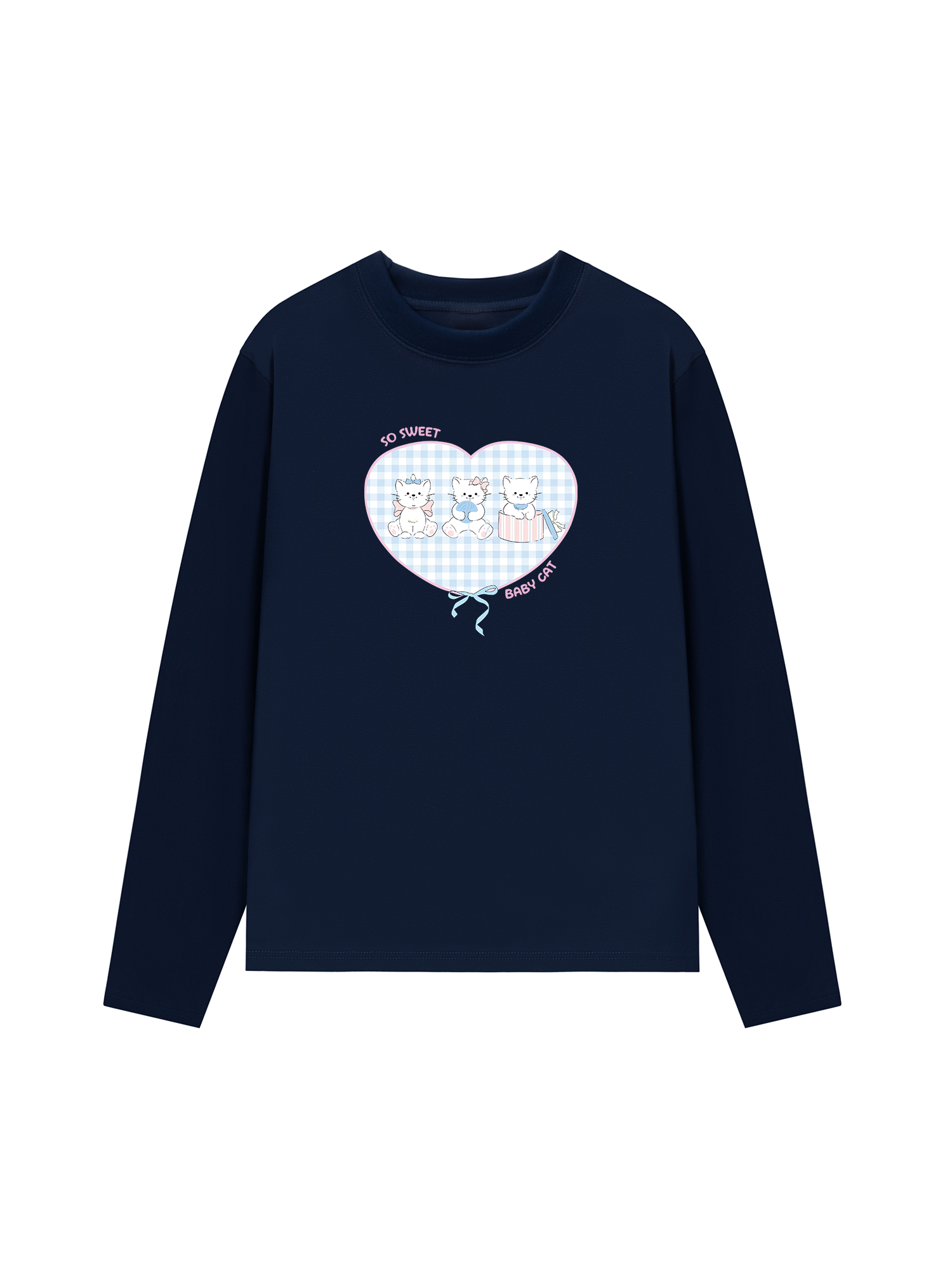 Áo Thun Dài Tay So Sweet Baby Cat