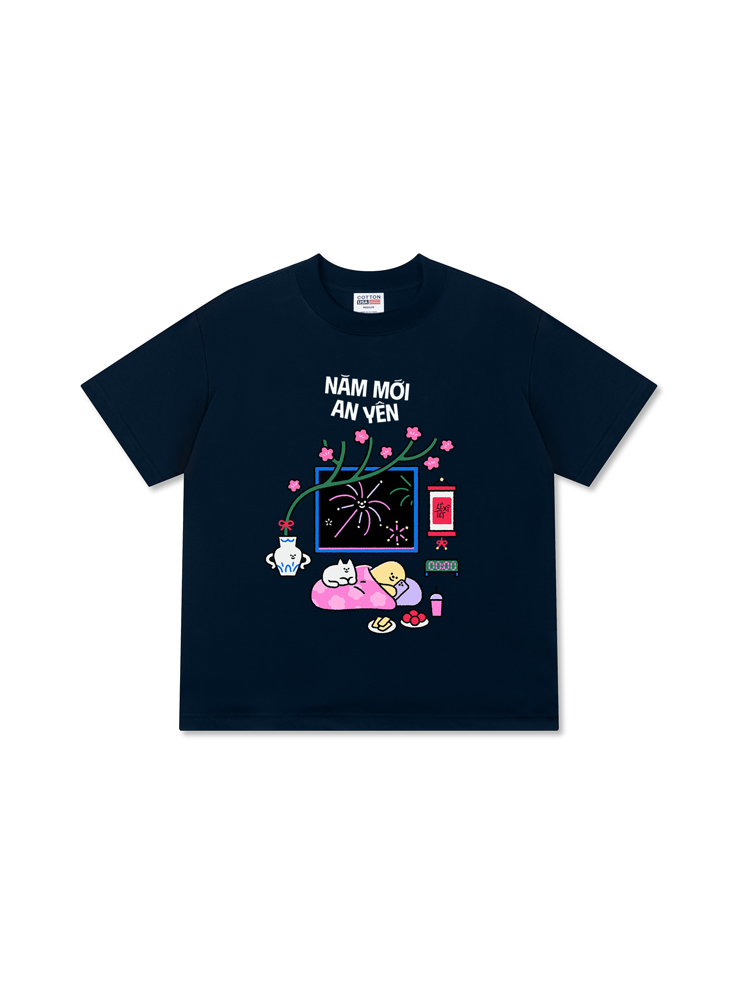 Áo Thun Relaxed Fit Năm Mới An Yên