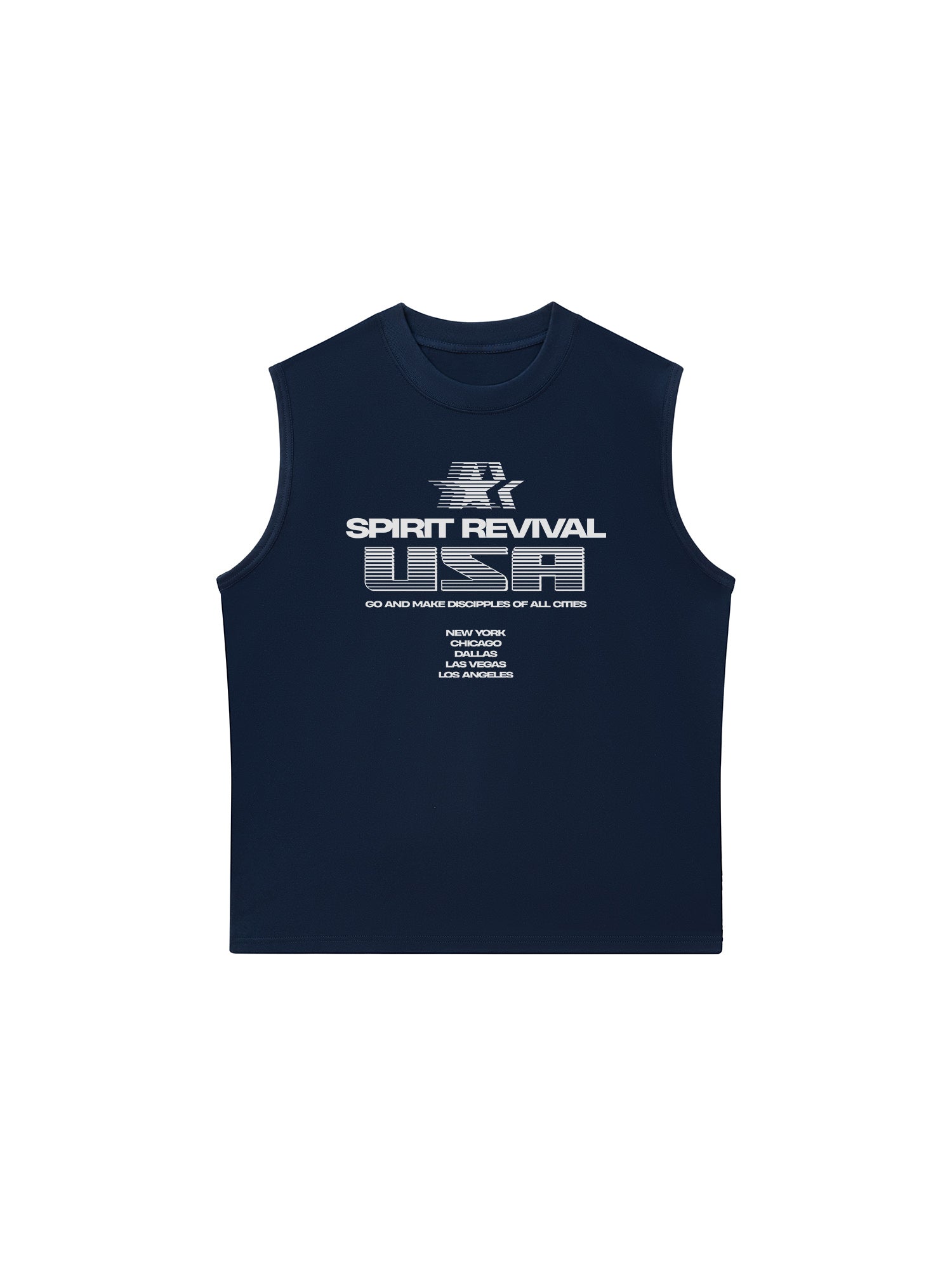 Áo Ba Lỗ Relaxed Fit USA Spirit Revival