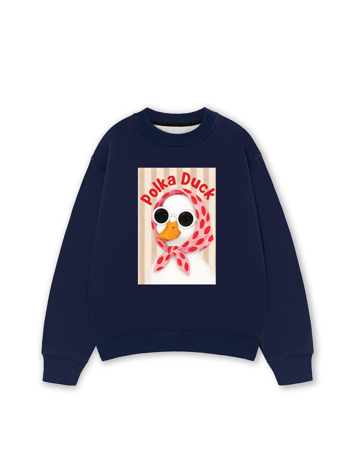 Áo Sweater Nỉ Hai Da Farm Polka Duck