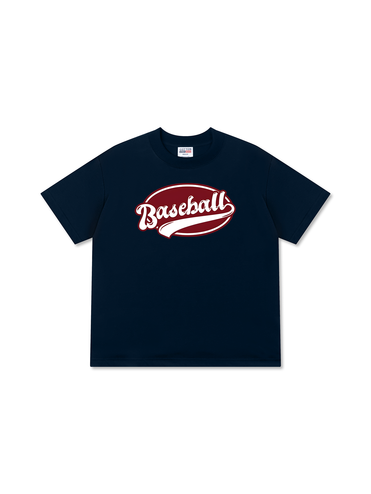 Áo Thun Relaxed Fit Baseball Retro