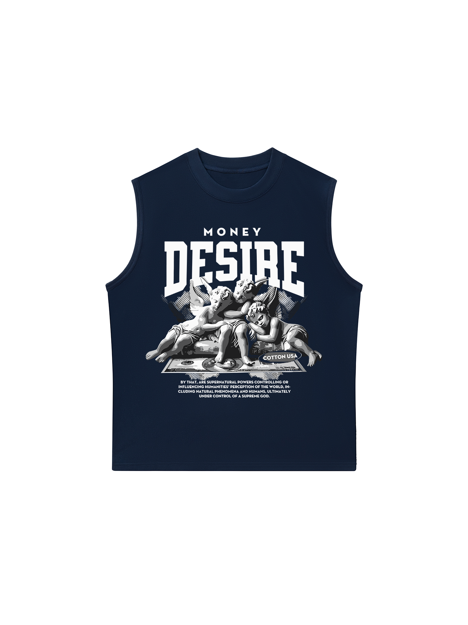 Áo Ba Lỗ Relaxed Fit Money Desire Angel