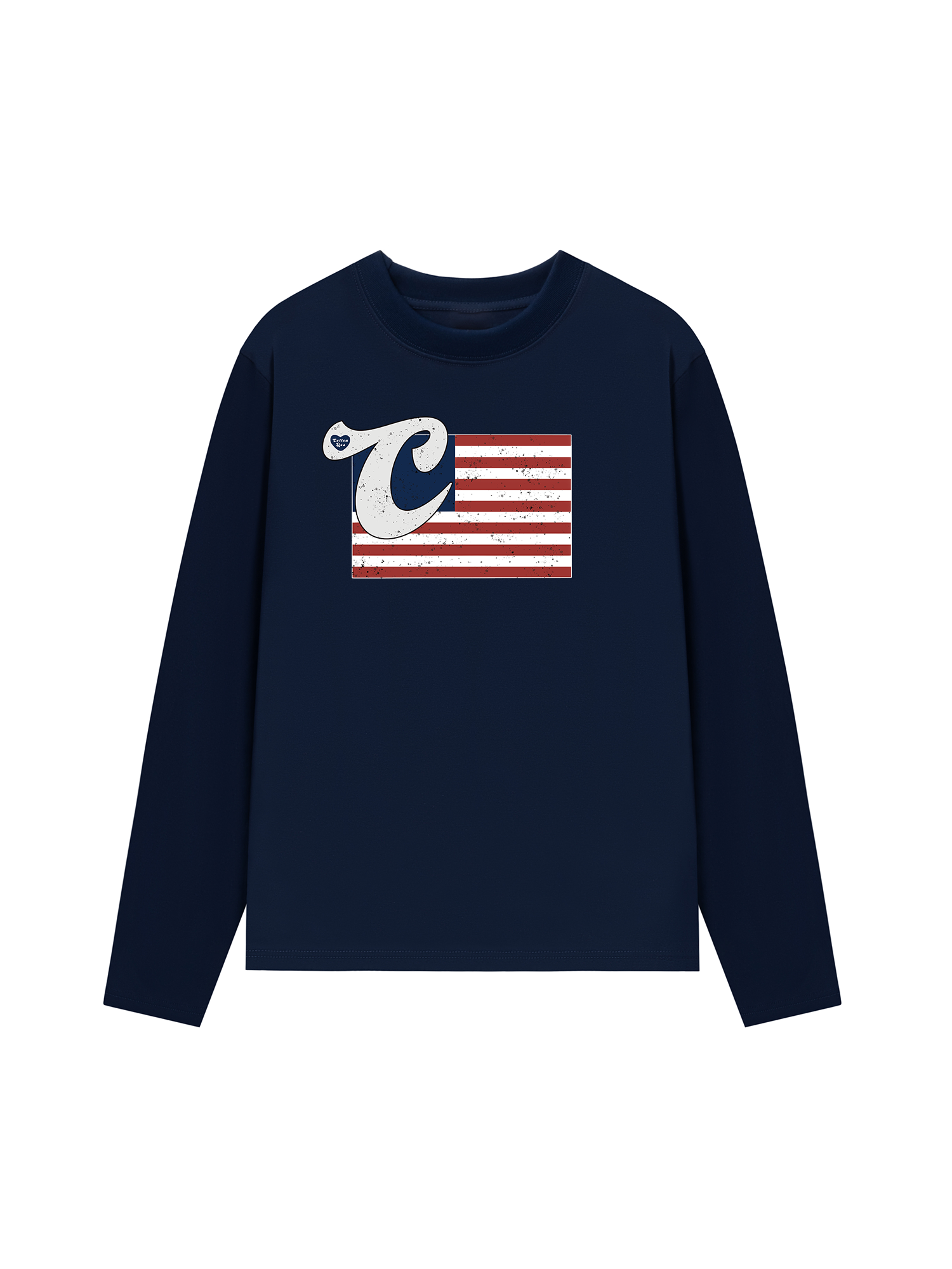 Áo Thun Dài Tay USA Vintage Flag