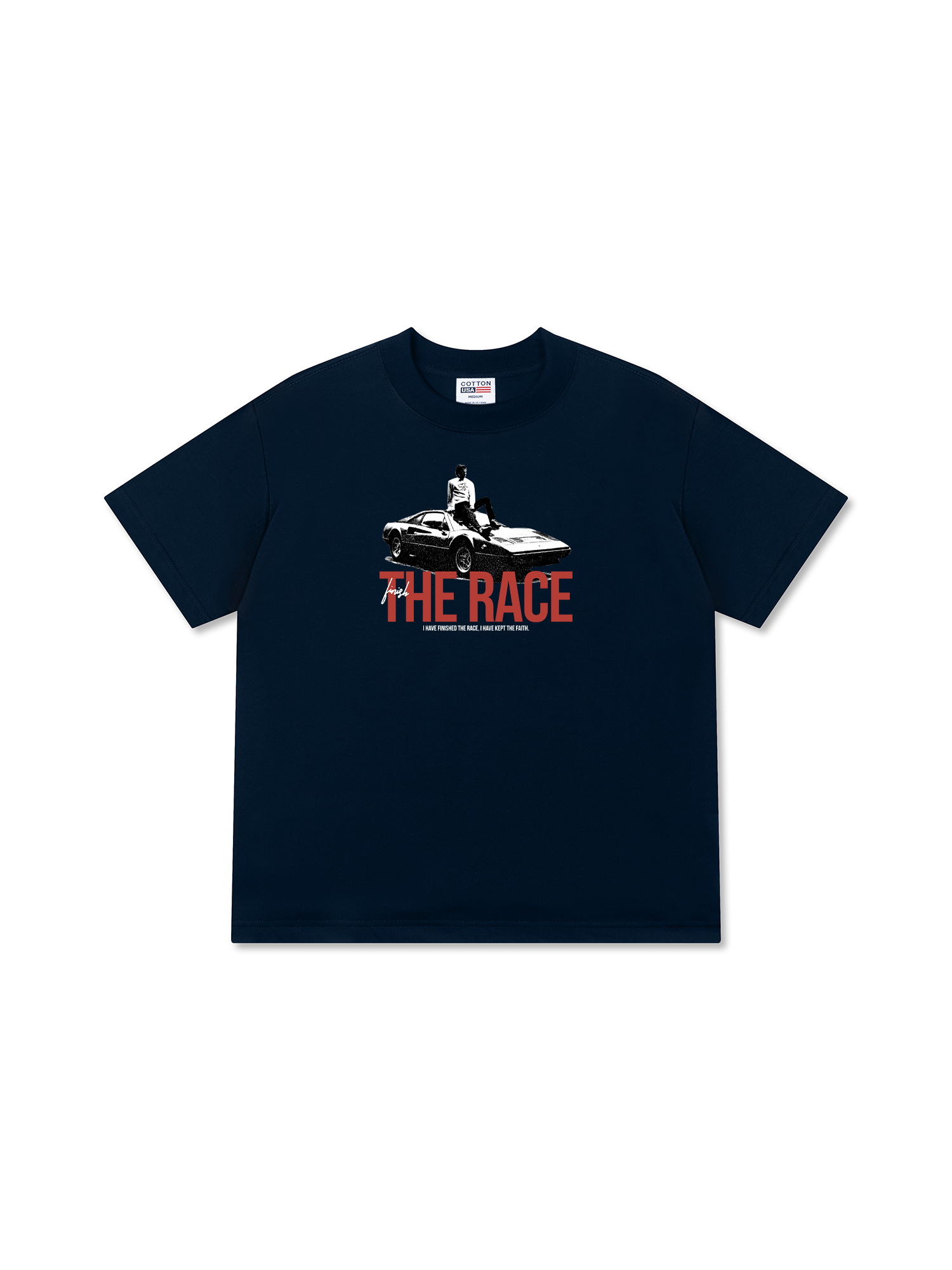 Áo Thun Relaxed Fit Finish The Race
