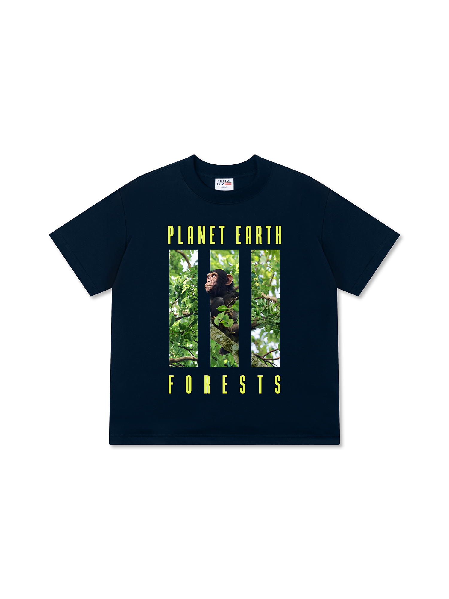 Áo Thun Relaxed Fit Wild Life Planet Earth Forests