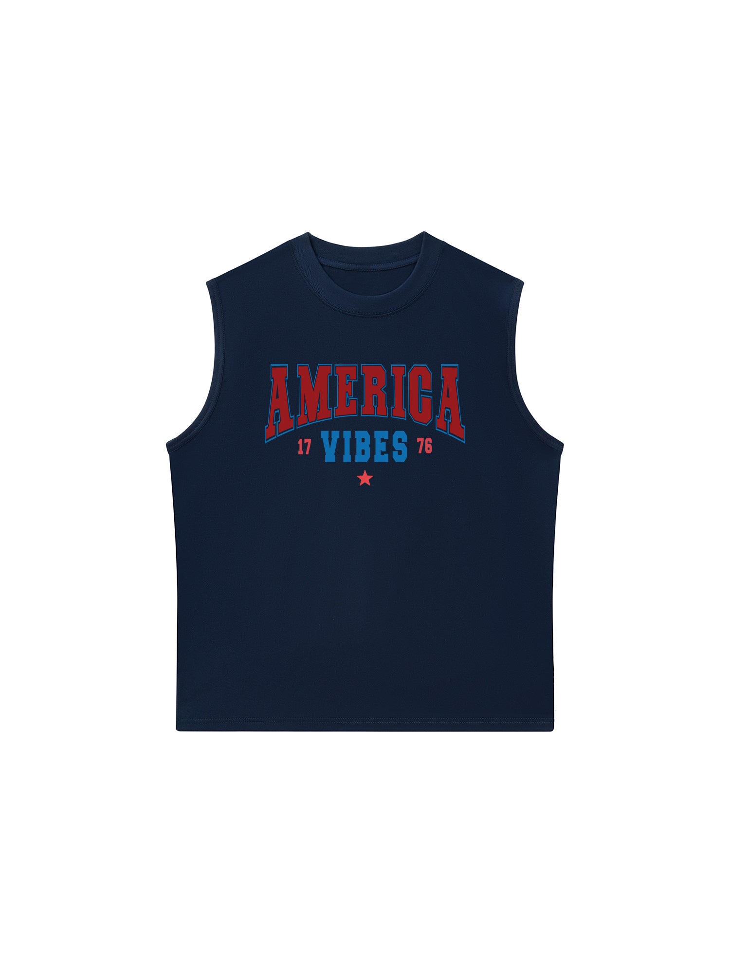 Áo Ba Lỗ Relaxed Fit USA America Vibes