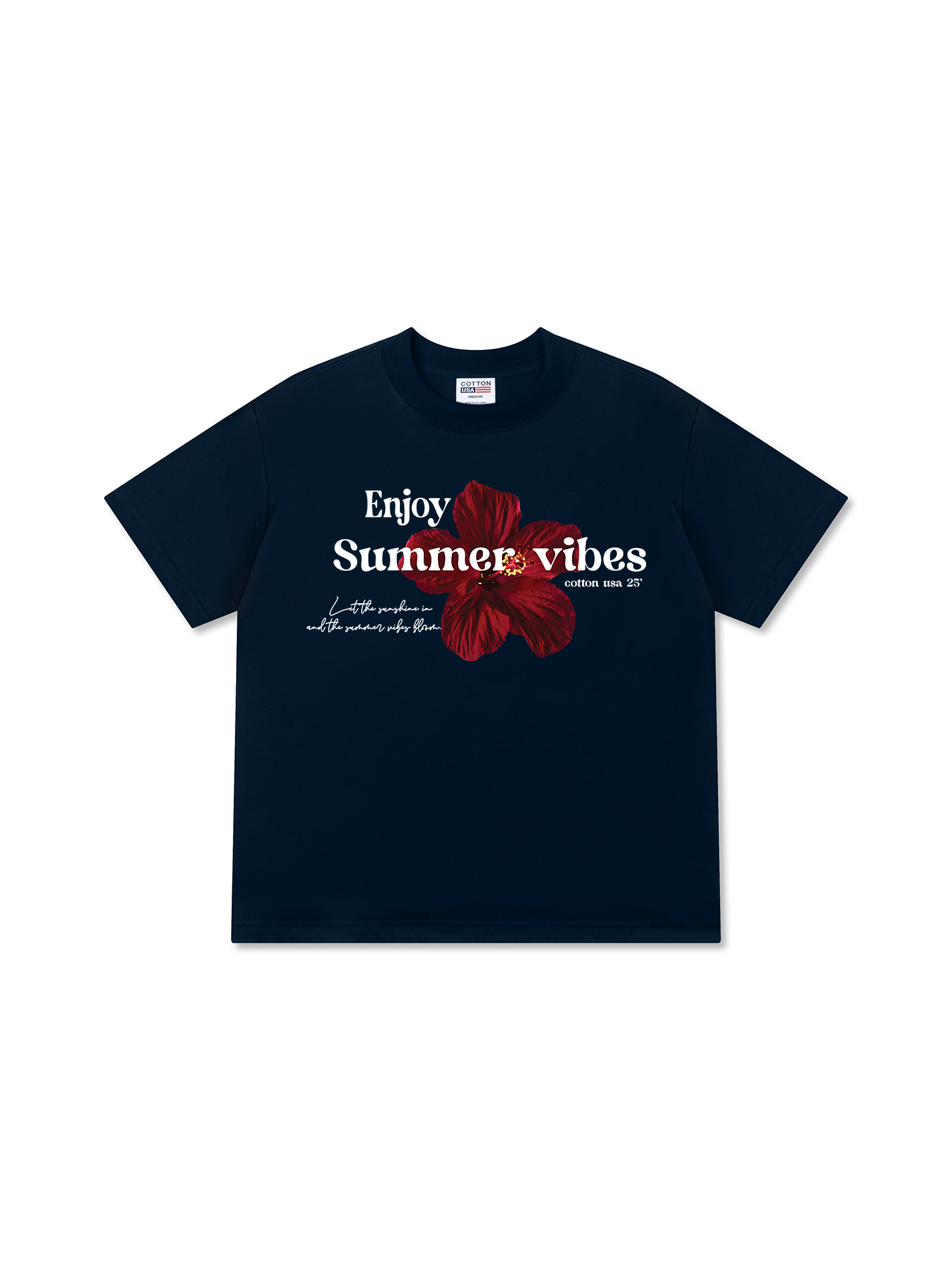 Áo Thun Relaxed Fit Floral Enjoy Summer