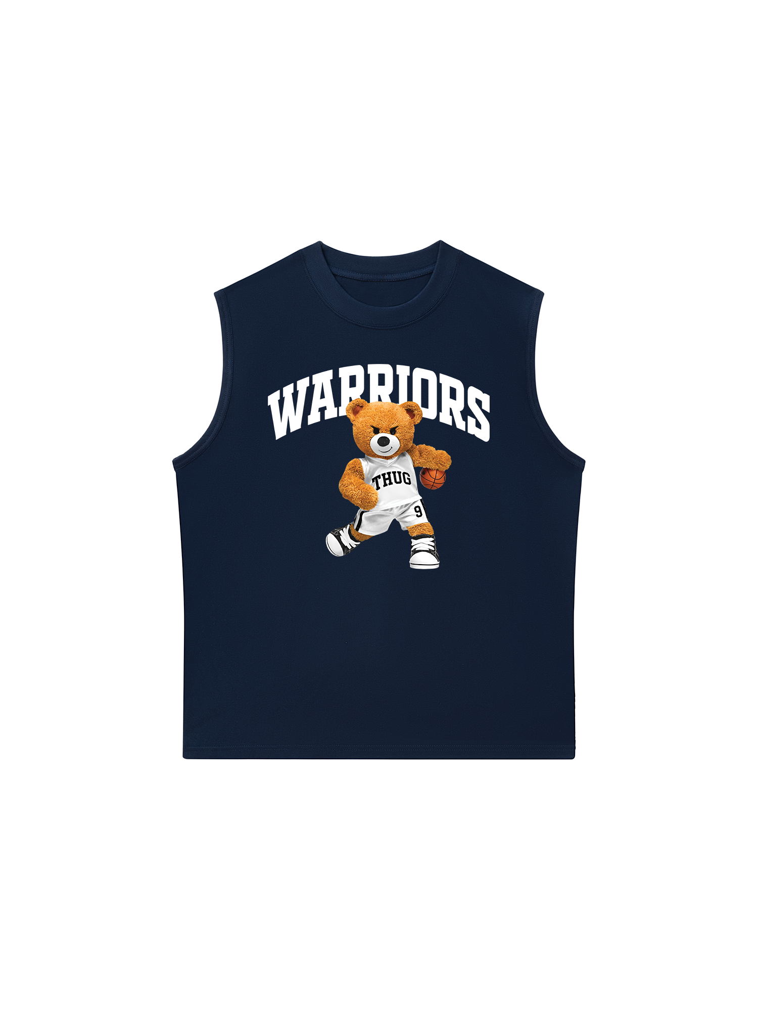 Áo Ba Lỗ Relaxed Fit Basketball Warriors