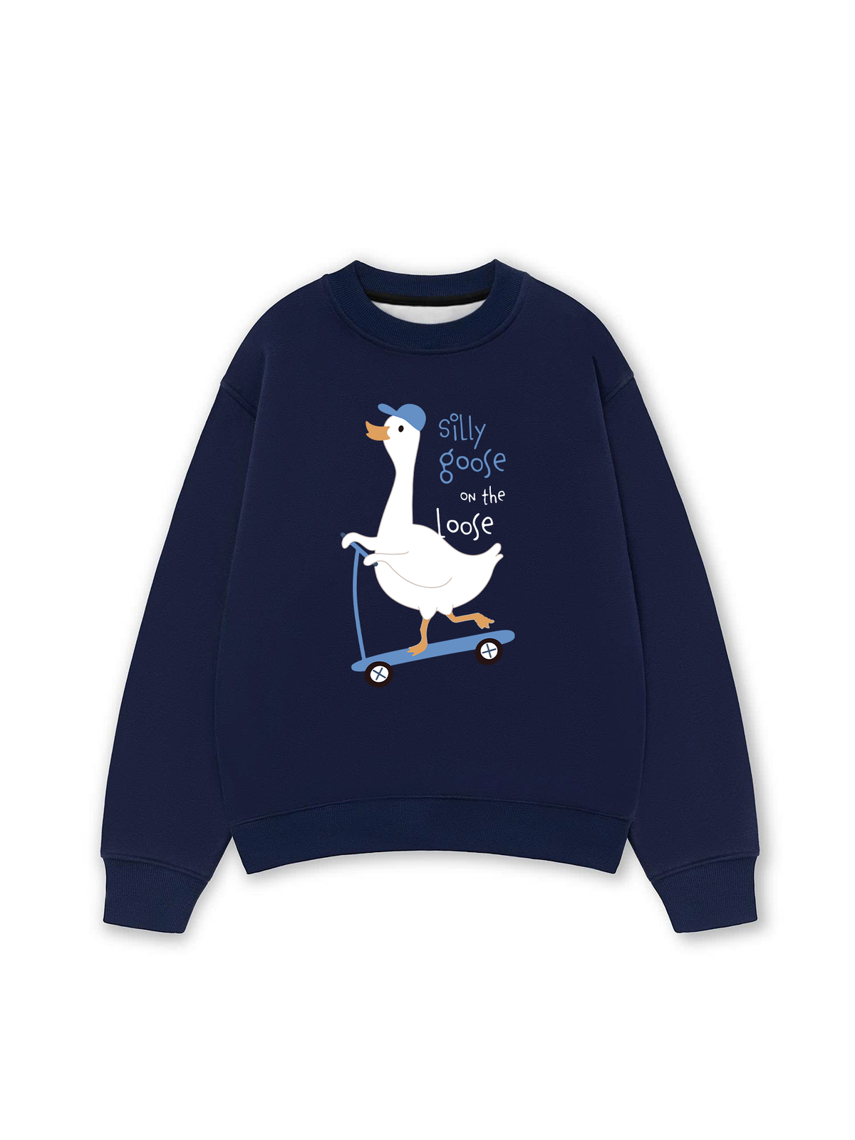 Áo Sweater Nỉ Hai Da Farm Silly Goose On The Loose