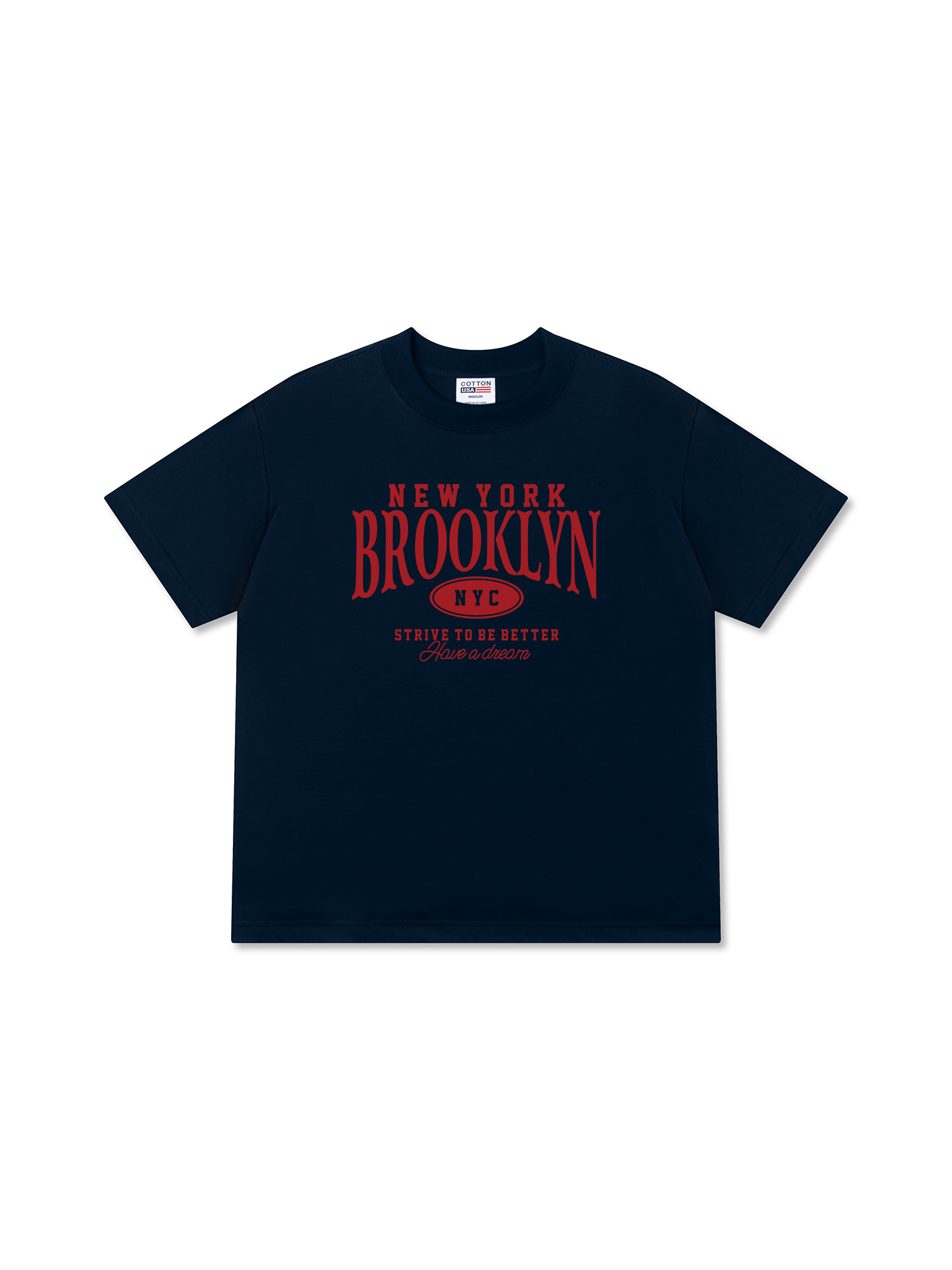 Áo Thun Relaxed Fit City New York Brooklyn