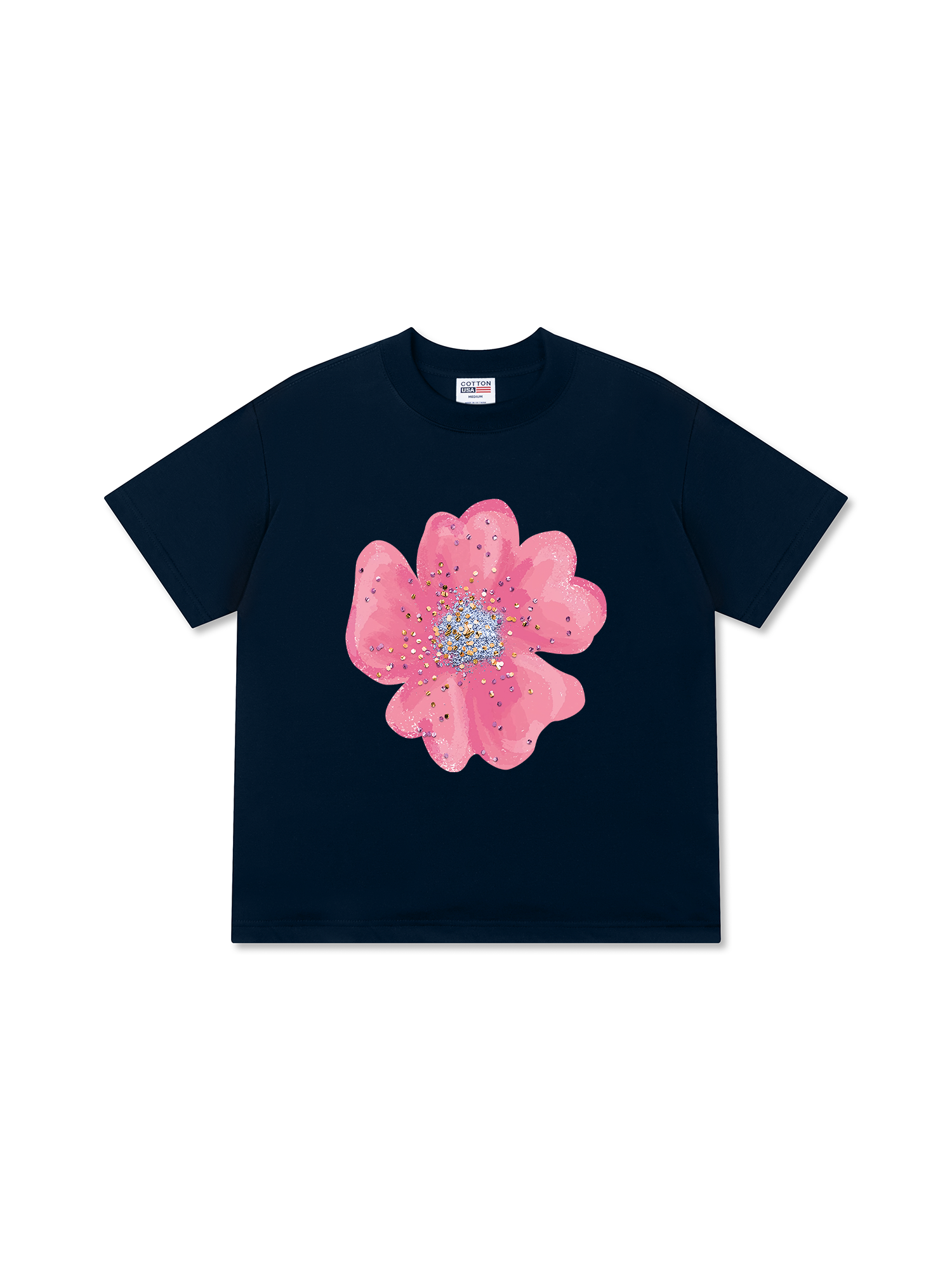 Áo Thun Relaxed Fit Tropical Blink Flower
