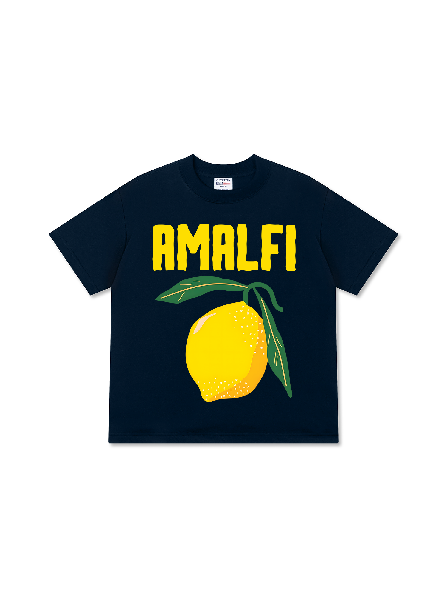 Áo Thun Relaxed Fit Tropical Amafi Lemon