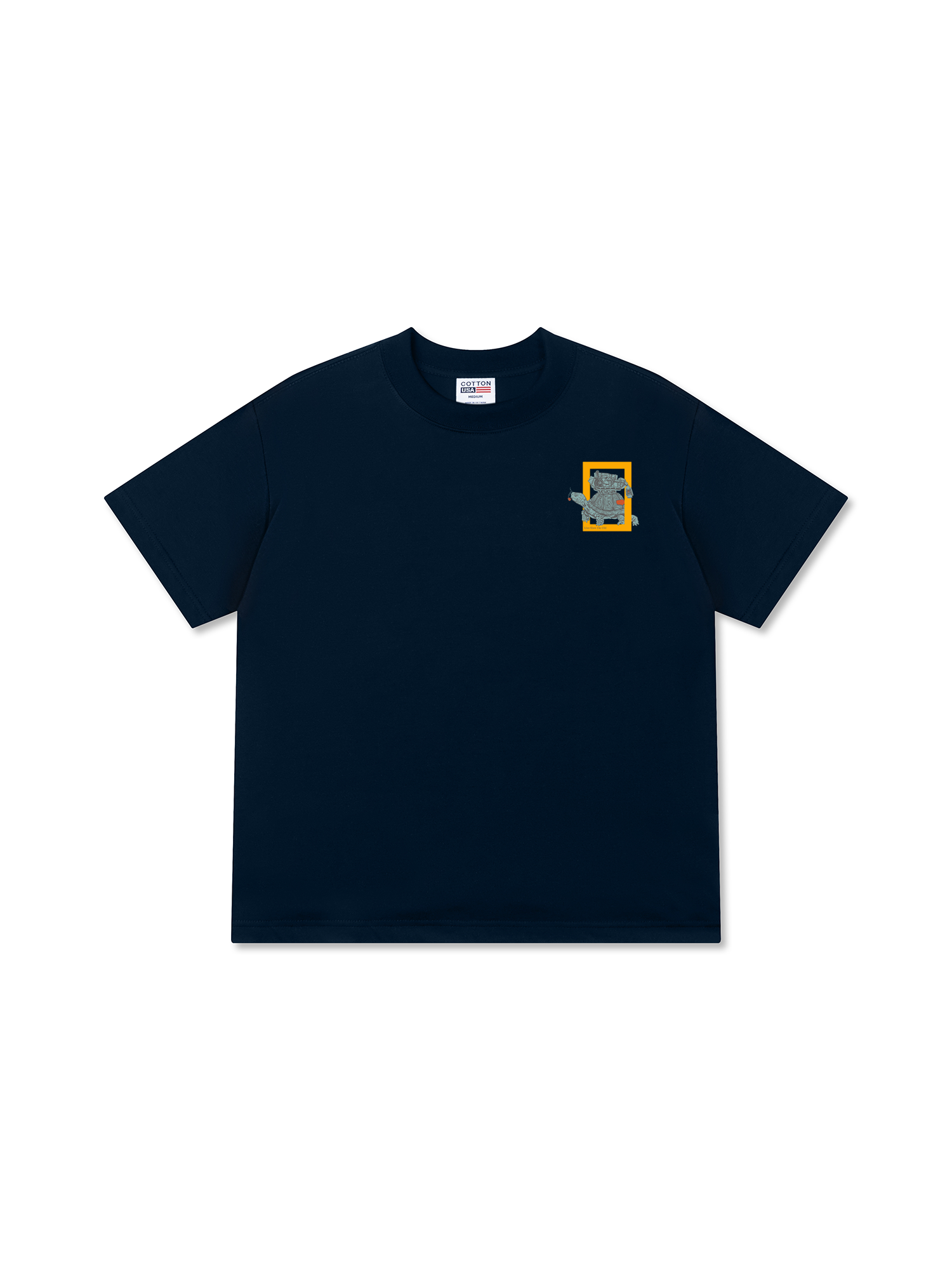 Áo Thun Relaxed Fit Wild Life Live Slow Die Slow