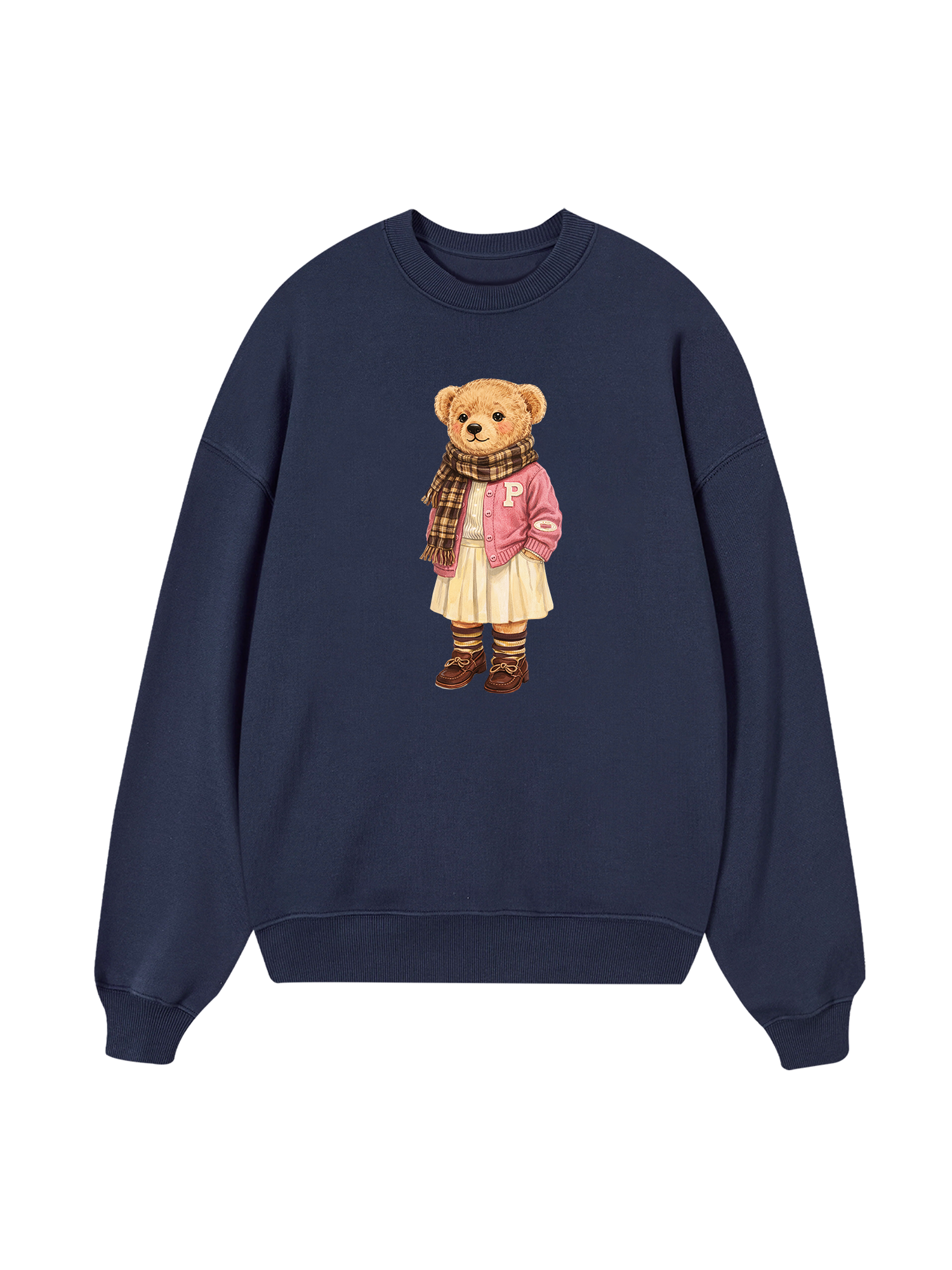 Pink Girl BearSweater