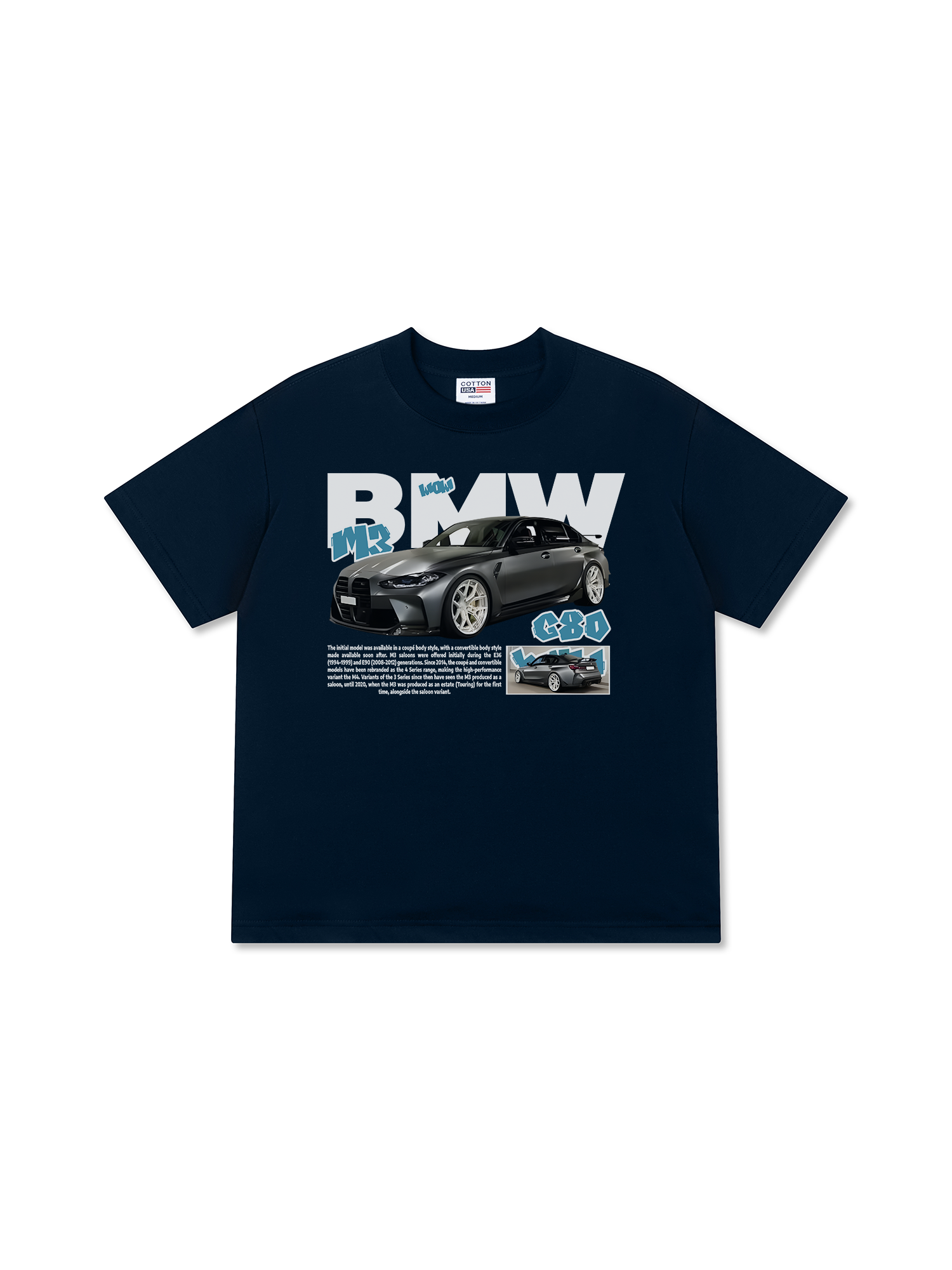 Áo Thun Relaxed Fit BMW M3 G80 Gravity