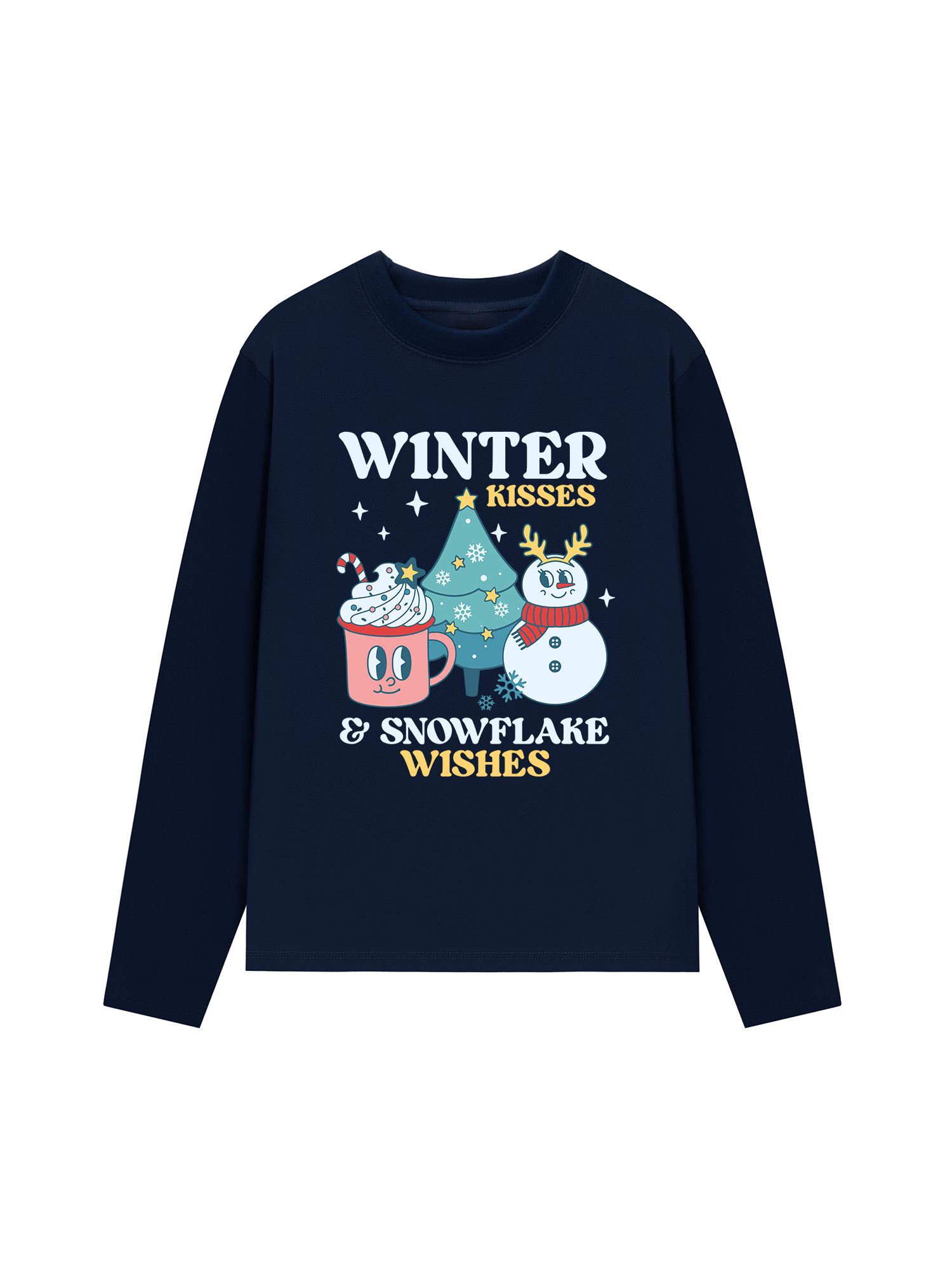 Áo Thun Dài Tay Winter Kisses