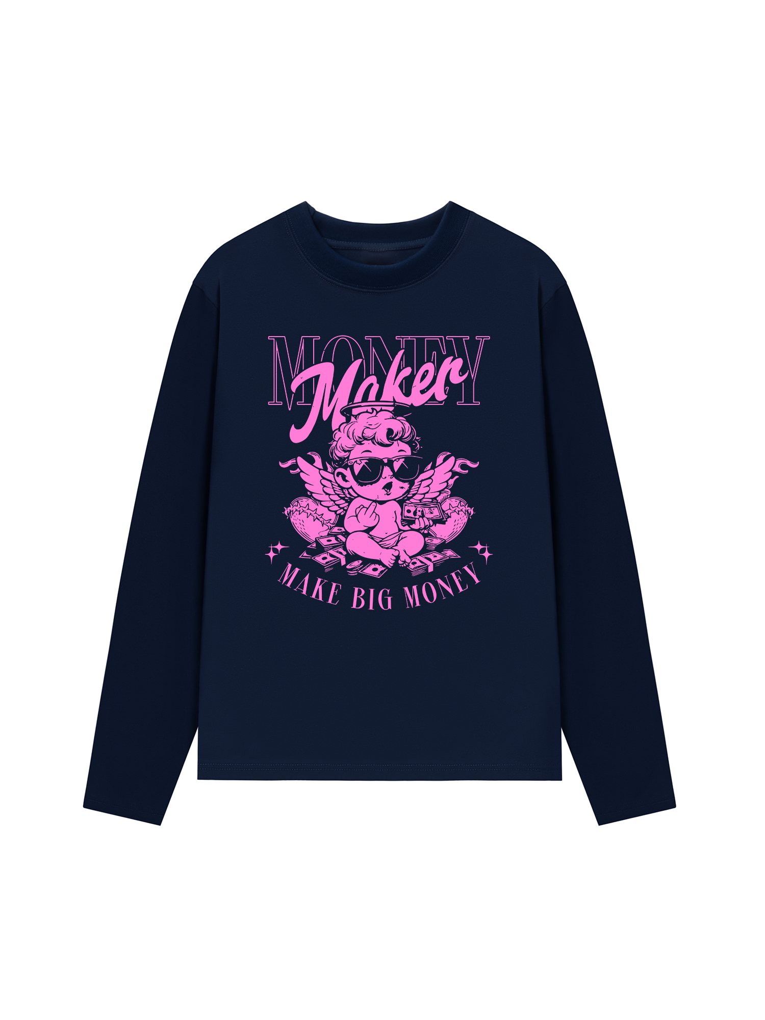 Áo Thun Dài Tay Money Maker Make Big