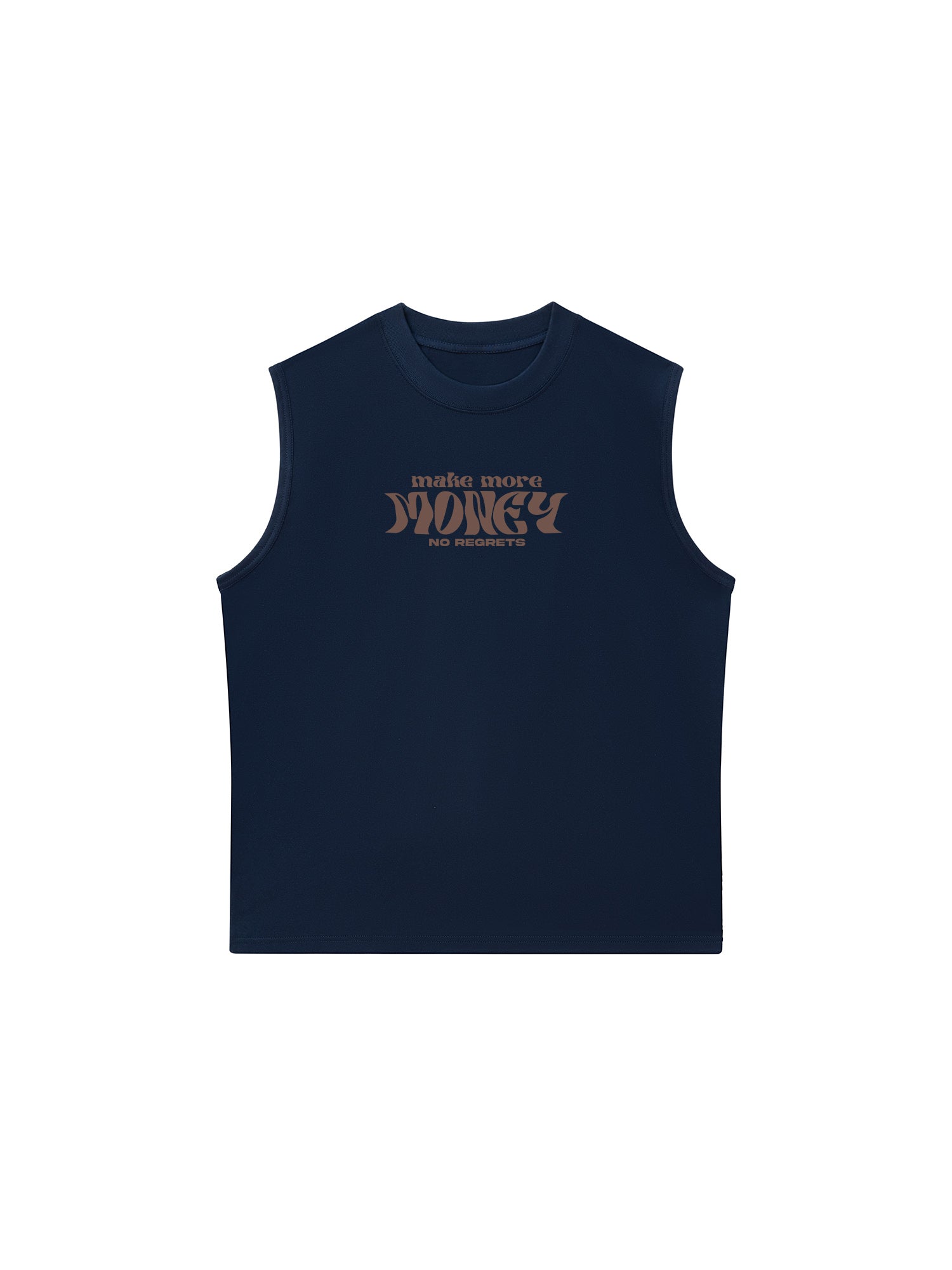 Áo Ba Lỗ Relaxed Fit Money Make More No Regrets