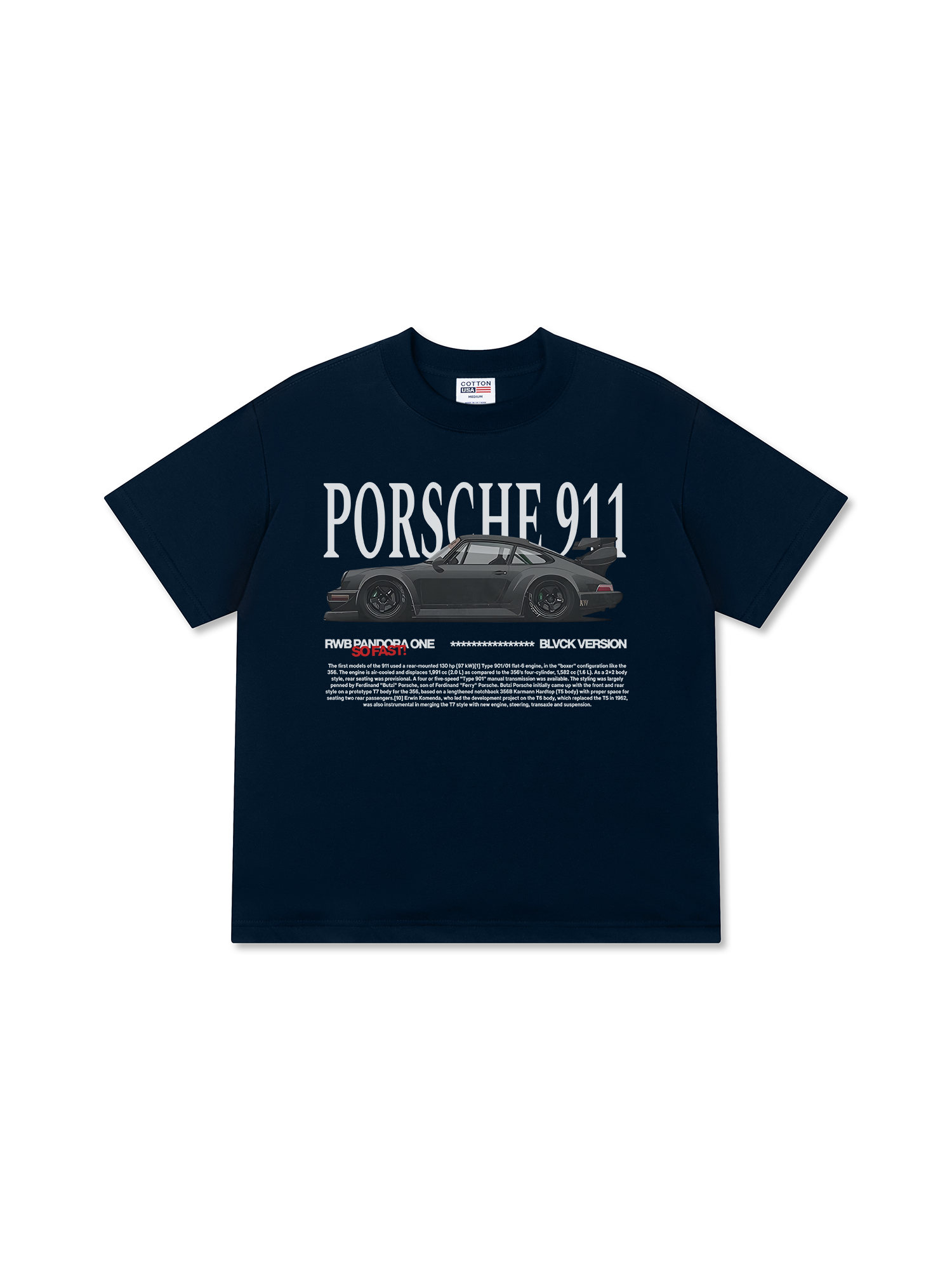 Áo Thun Relaxed Fit Porsche RWB Pandora One