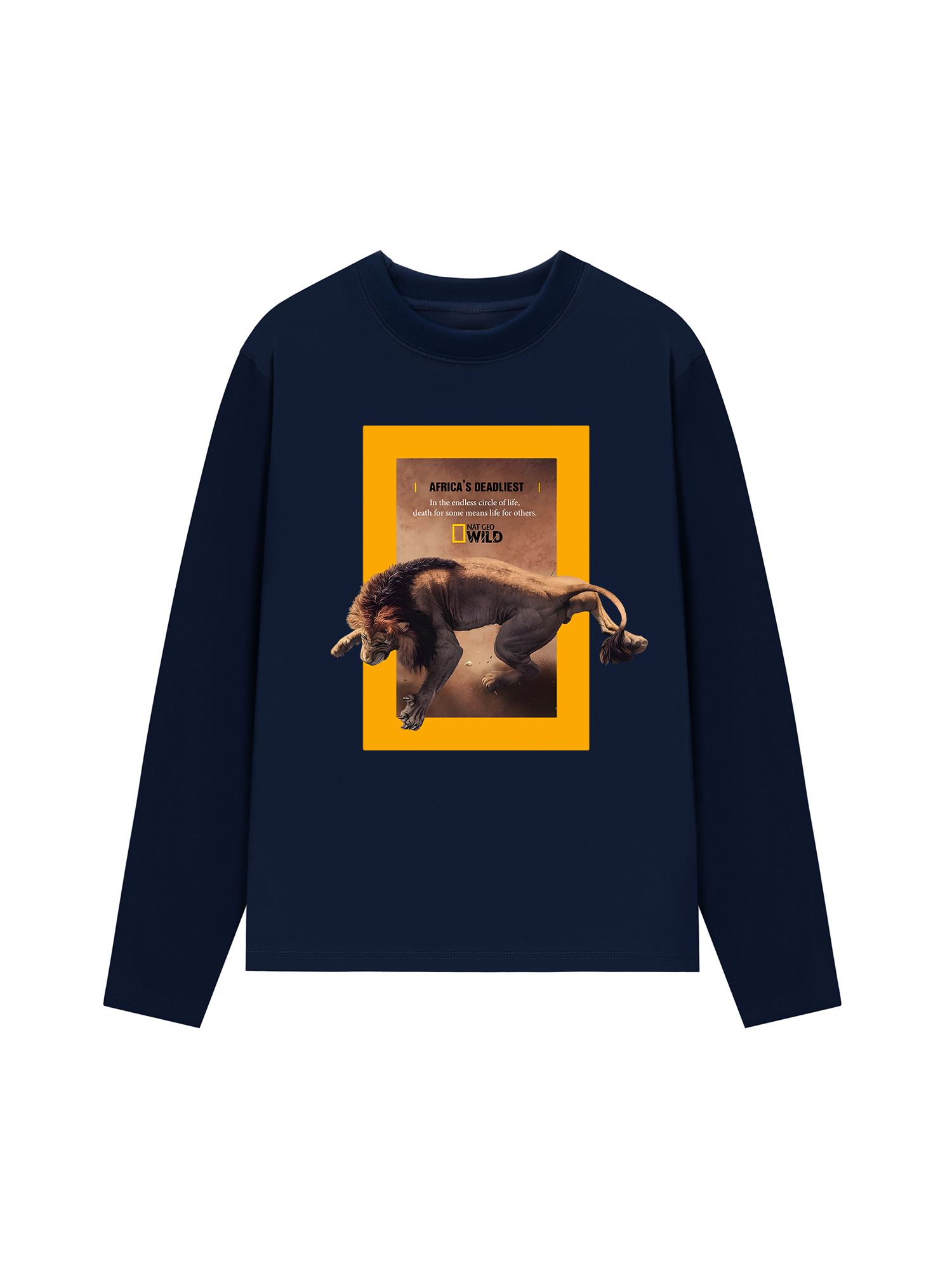 Áo Thun Dài Tay Wild Life Africa's Deadliest